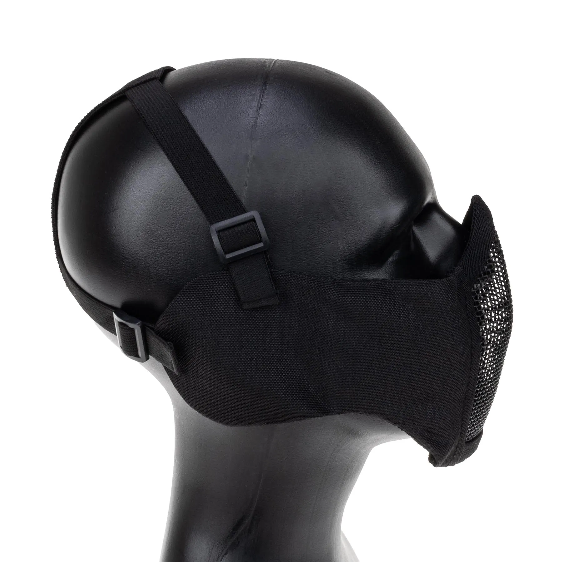 Reapo Mesh Face Mask w/ Soft Ear Protection, Black