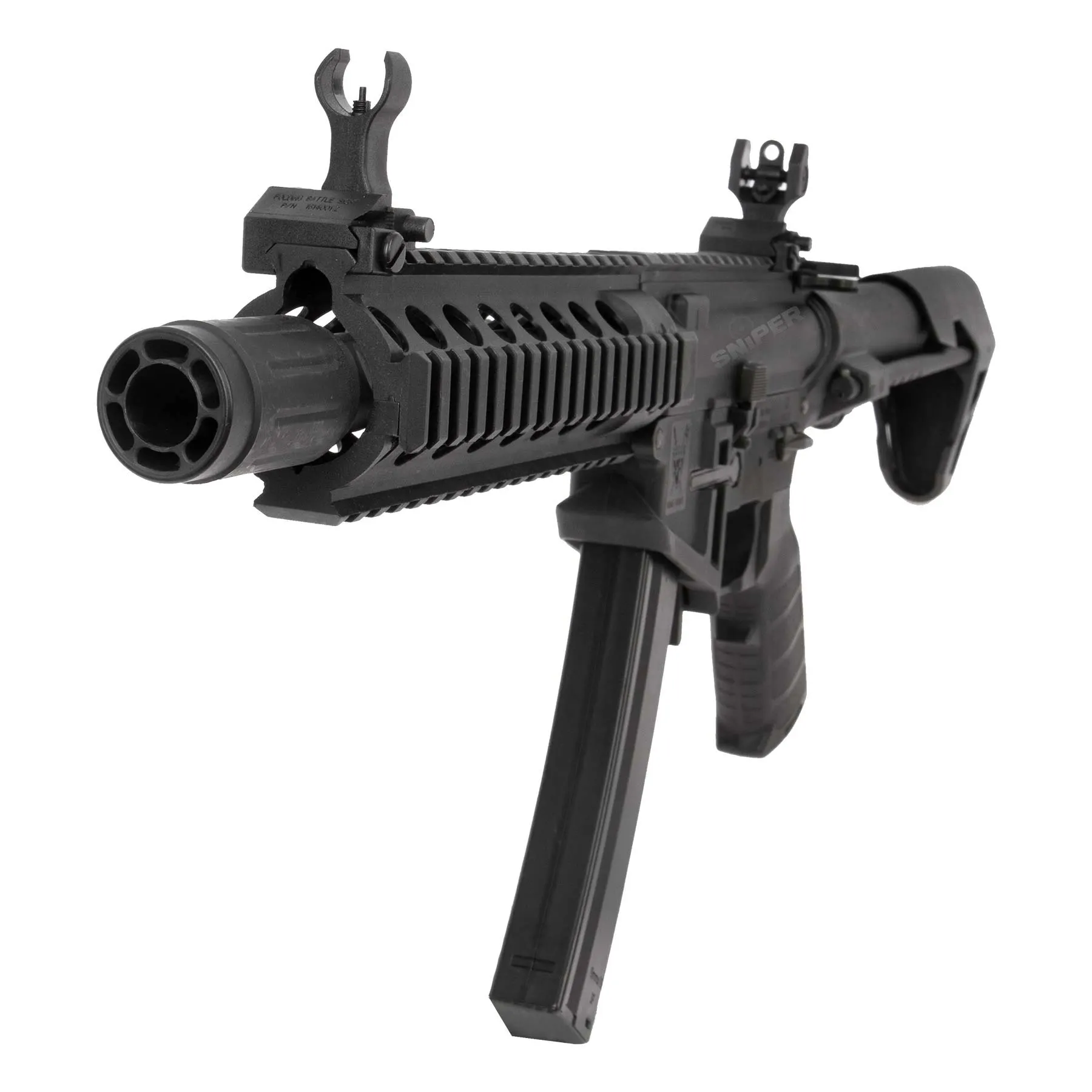 PDW SBR Long, < 0,5 J, Black