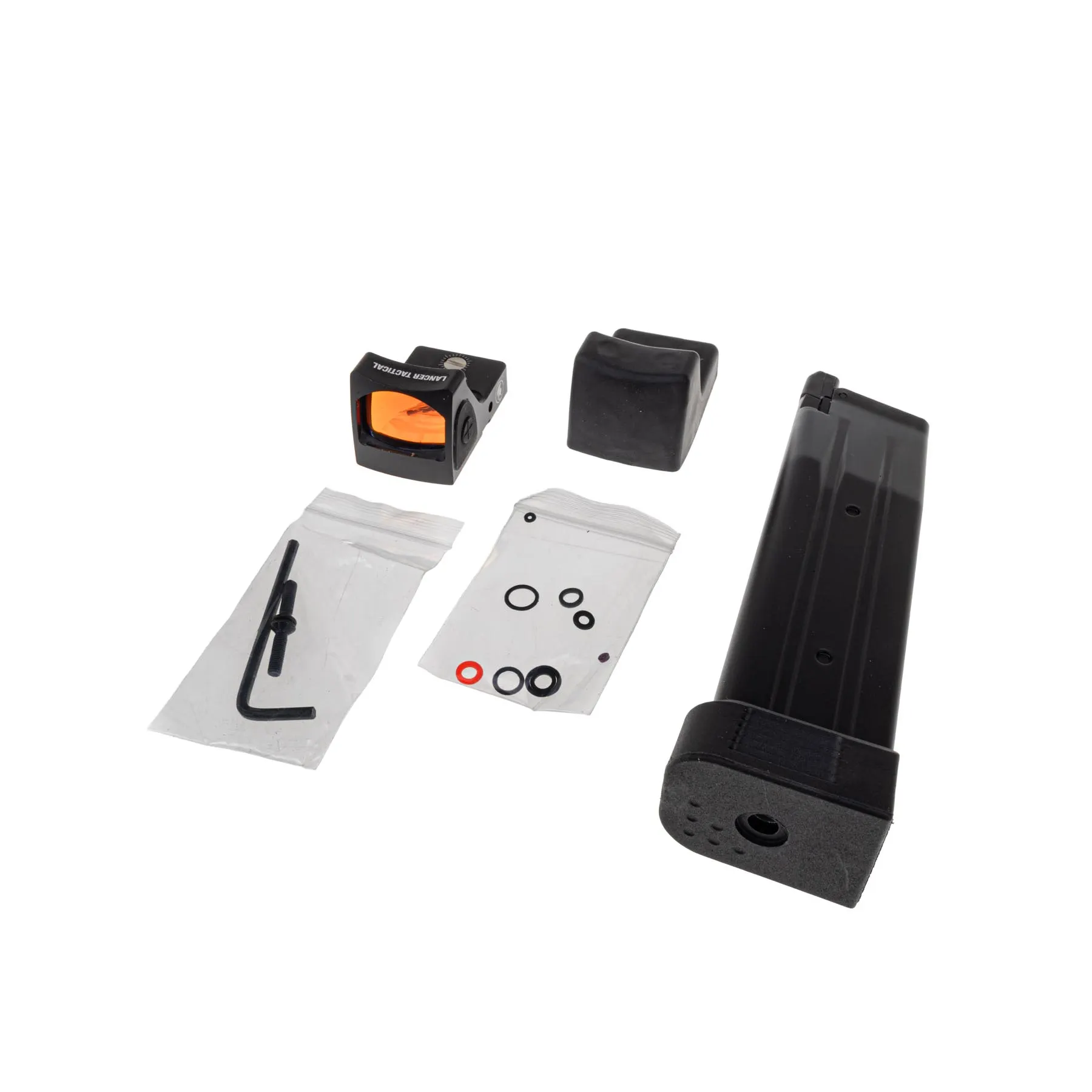 Lancer Tactical Heracles RMR Hi-Capa GBB Softairpistole, Black & Gold