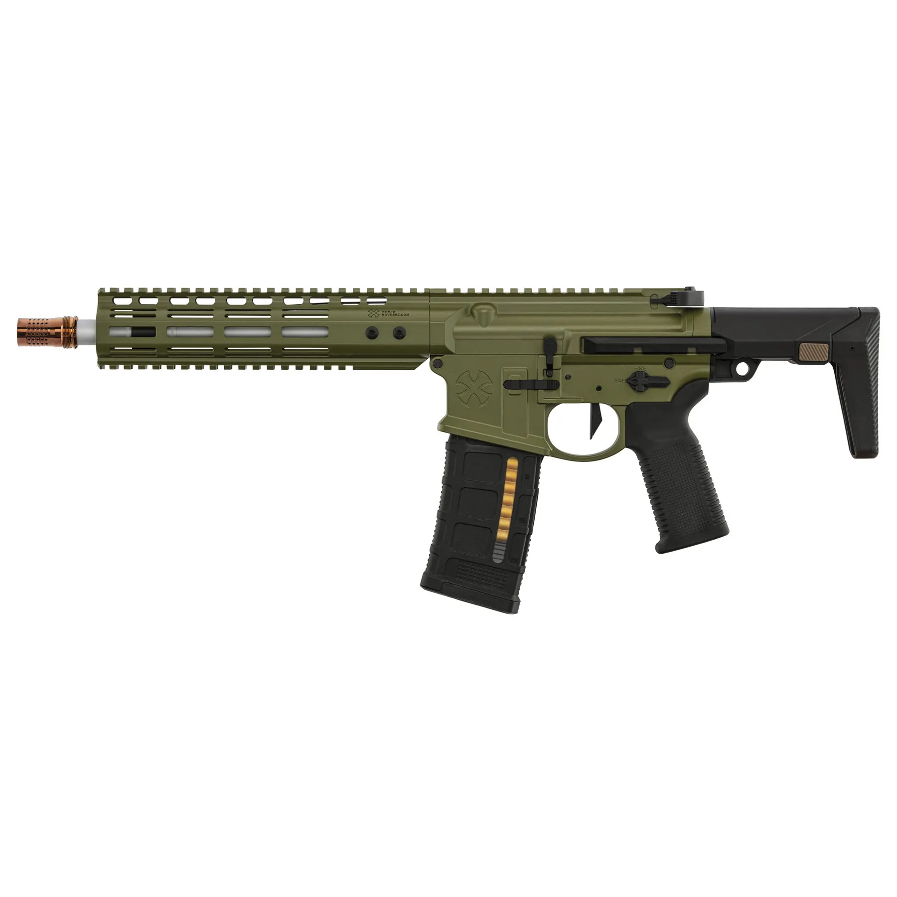 EMG Noveske MWS Ghetto Blaster 9" GBB, OD
