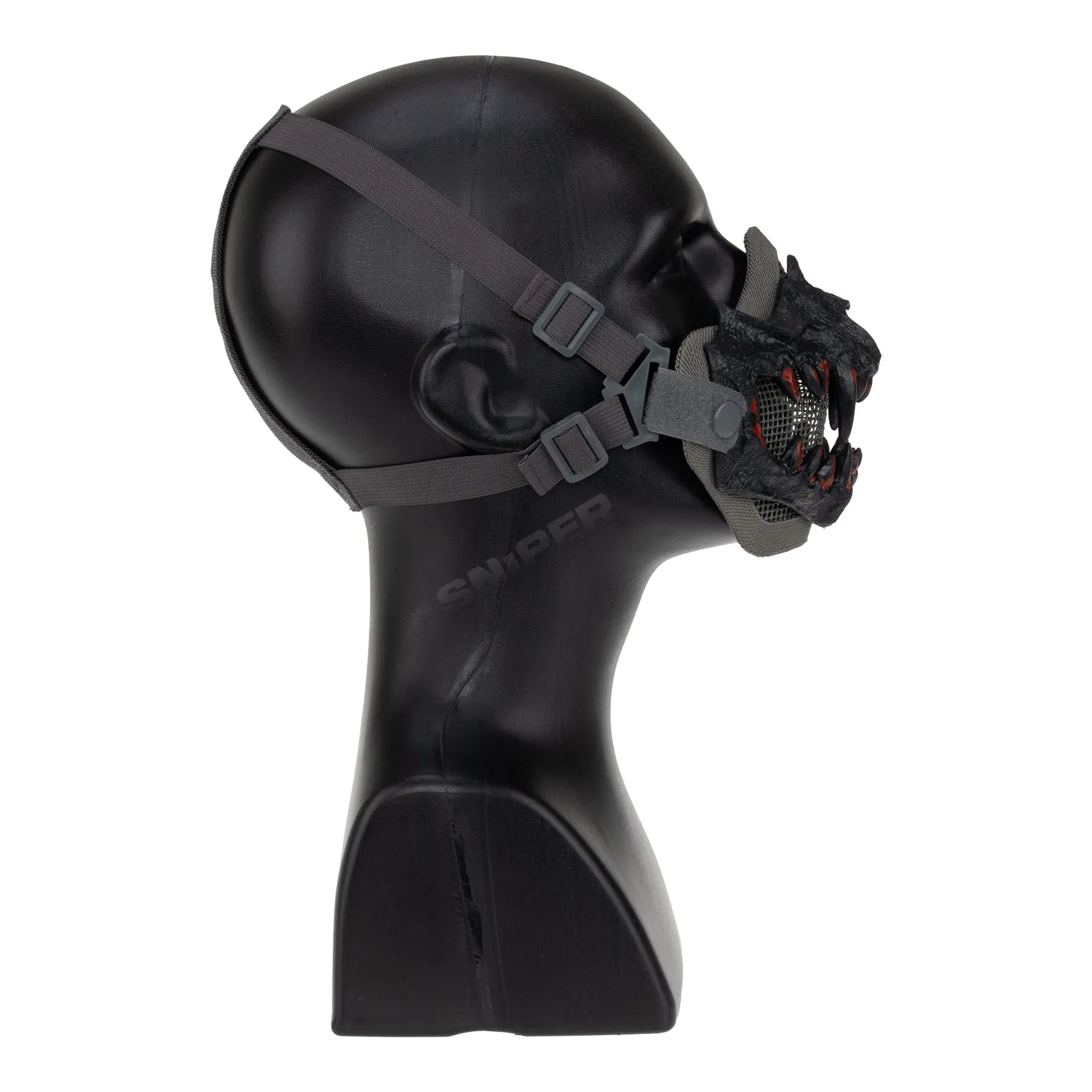 Reapo Stalker Fangs Mask, Grey Reapo Stalker Fangs Mask, Grey