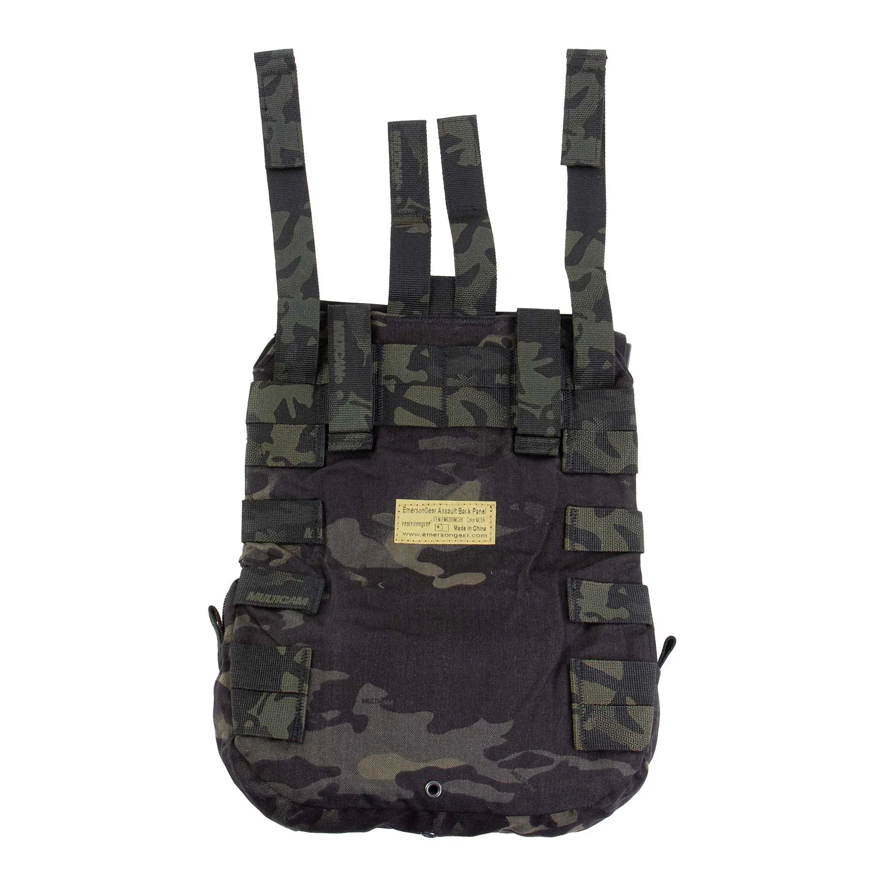 Assault Back Panel, Multicam Black