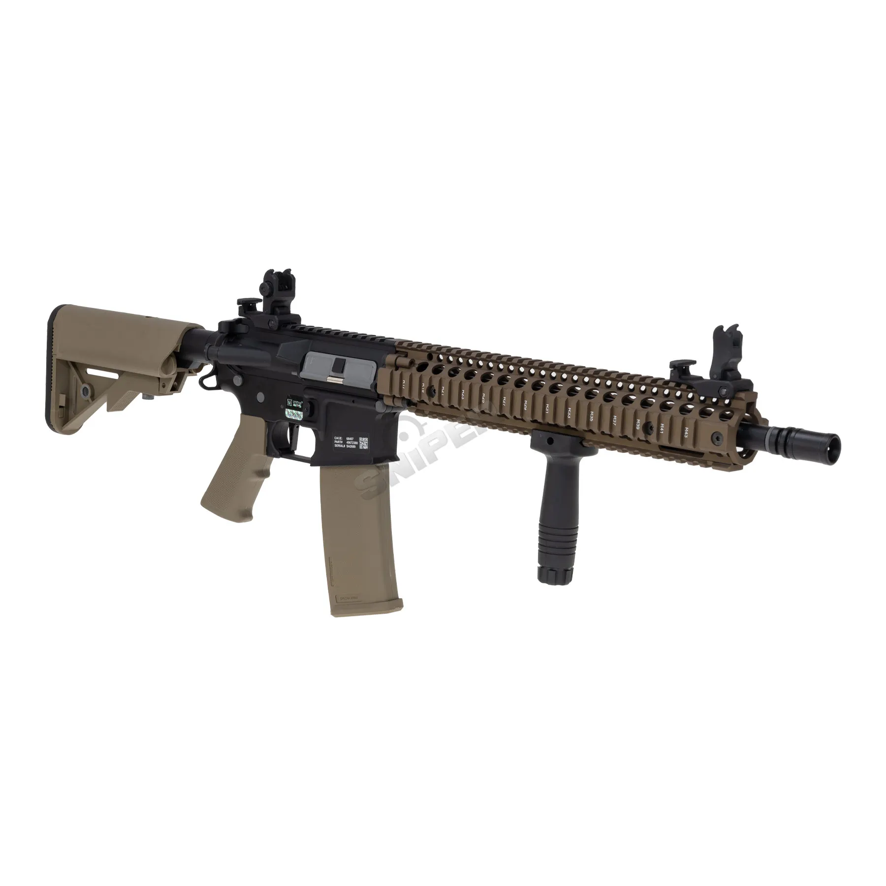 SAC X SA-E26 Edge Daniel Defense MK18 (S)AEG, Chaos Bronze