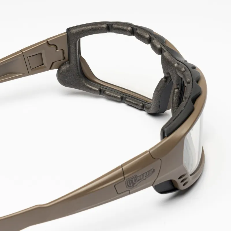 Conquer ZYPHER Safety Goggles, Tan