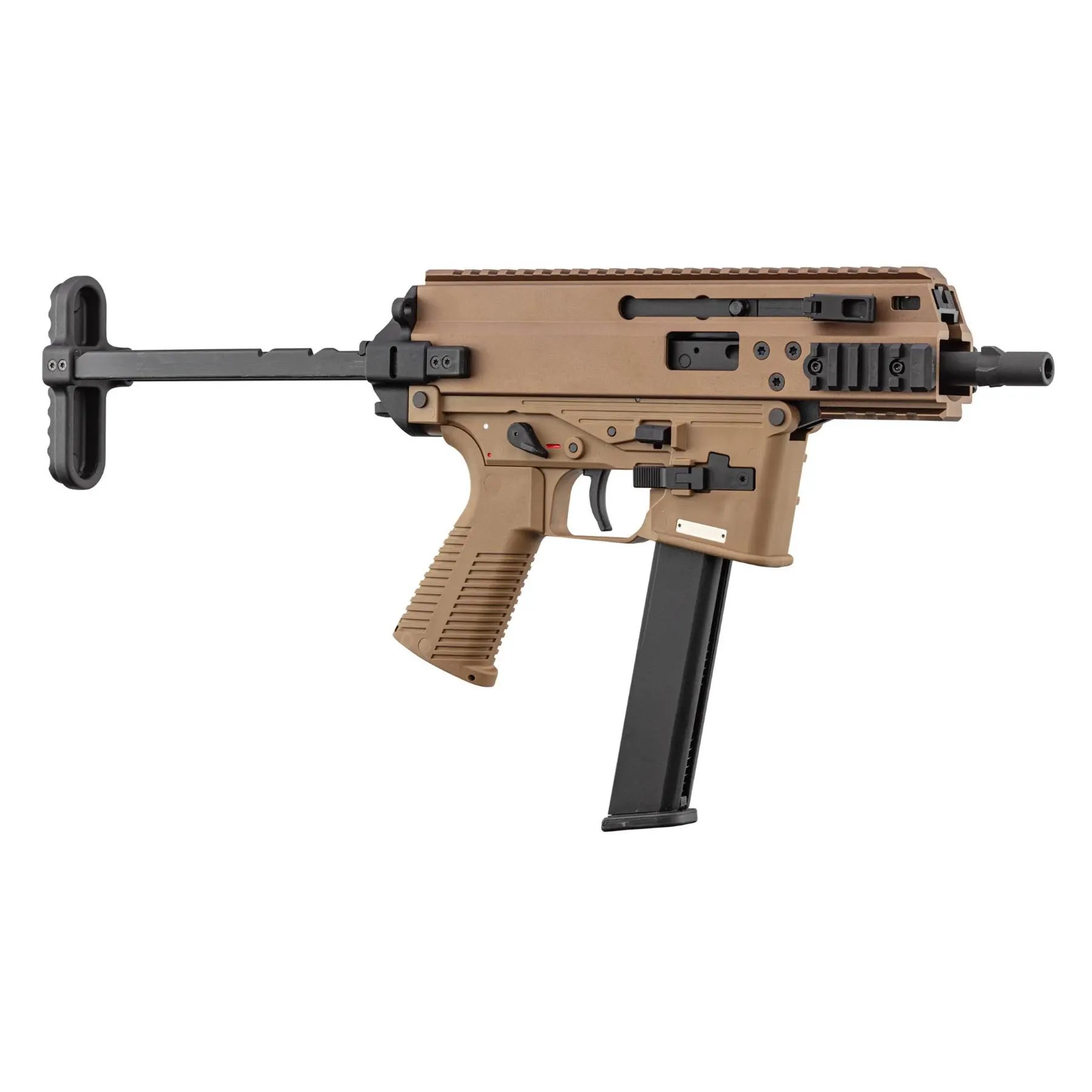 Maruyama SCW-9 Submachine GBB Gun, Tan Maruyama SCW-9 Submachine GBB Gun, Tan