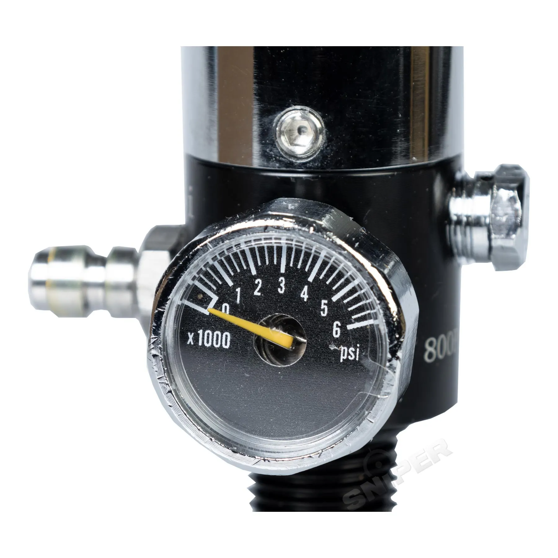 Reapo On Tank Regulator 4500PSI, Silver Reapo On Tank Regulator 4500PSI, Silver