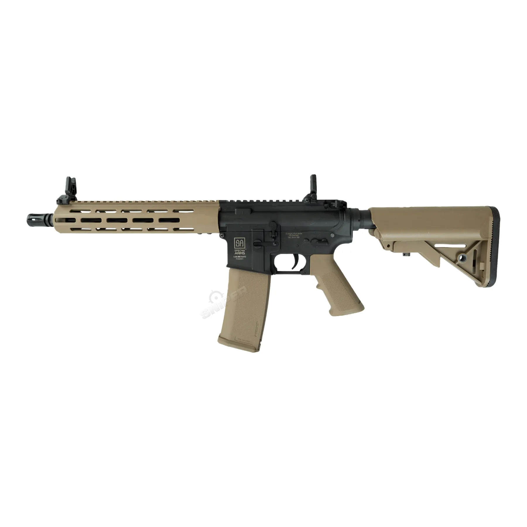 Specna Arms SA-F03 Flex < 0,5 Joule Softair Gewehr w/ Gate X-ASR, Half-Tan