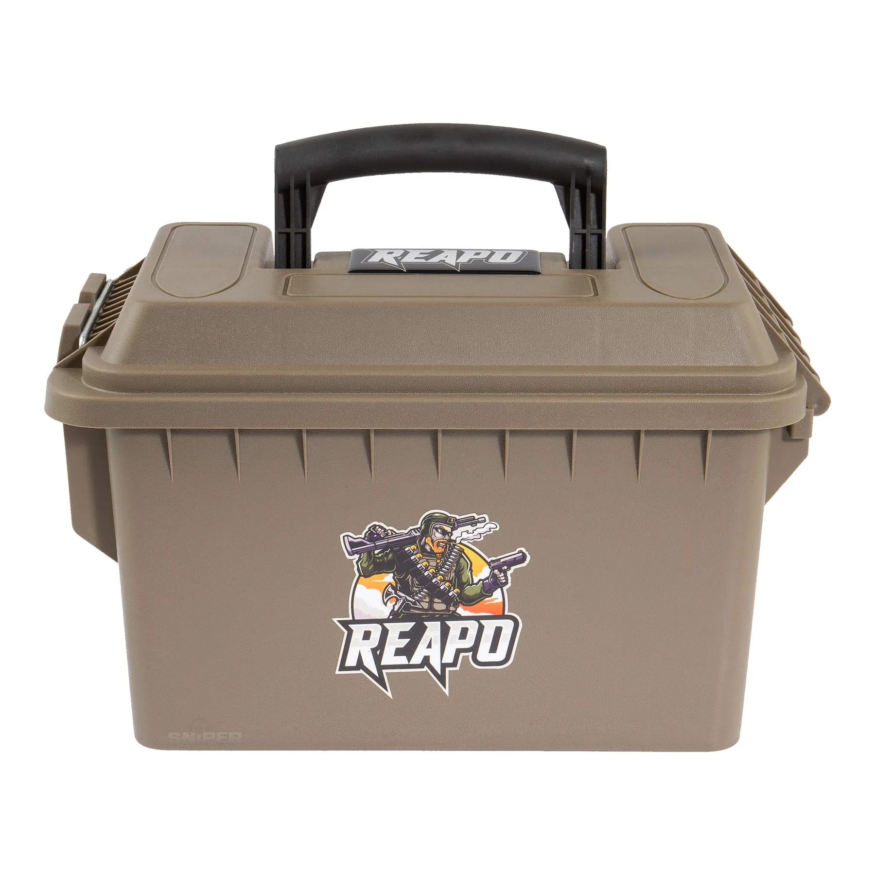 Kunststoff Munitionskiste, 30 x 16 x 14,5 cm tan Kunststoff Munitionskiste, 30 x 16 x 14,5 cm tan