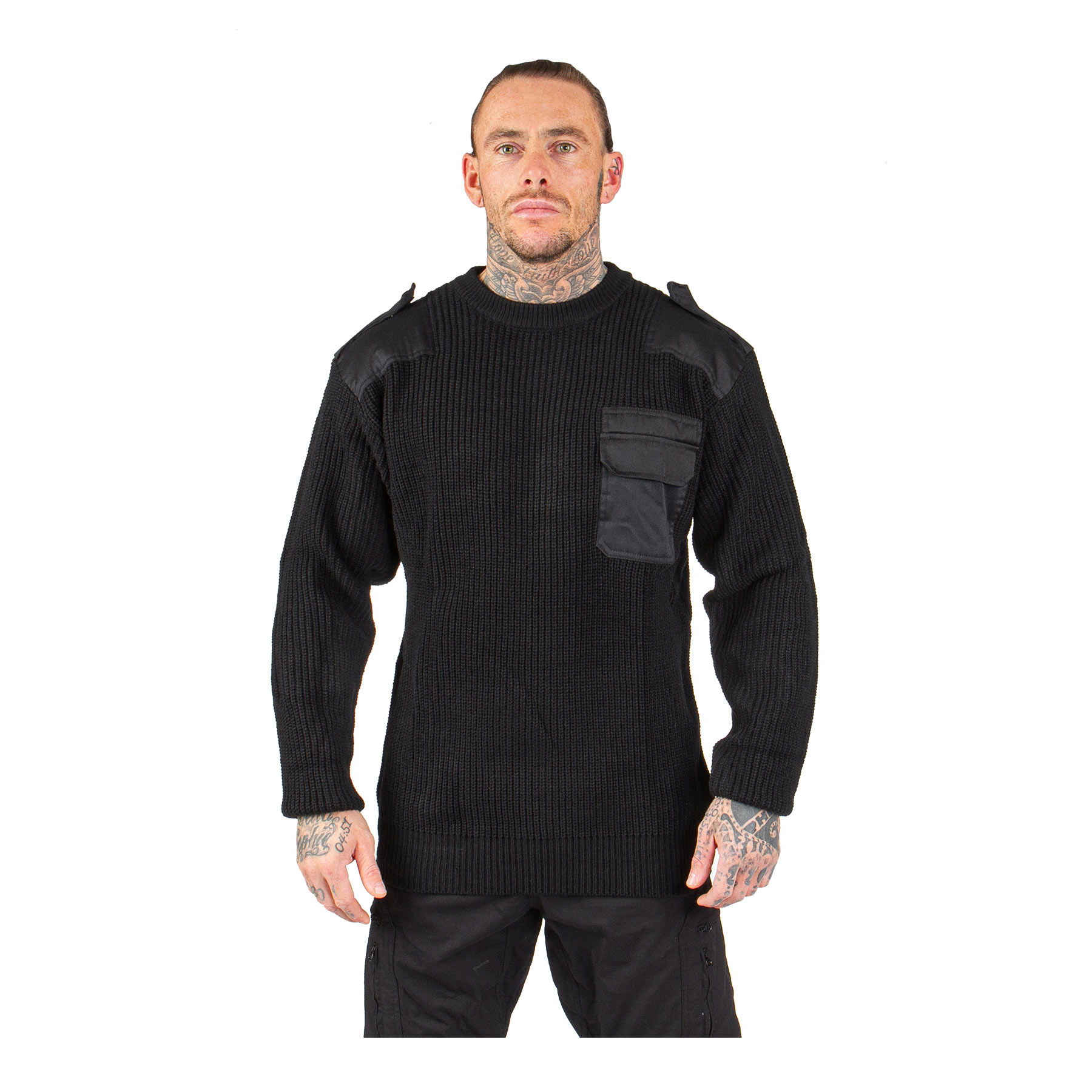 Fostex Nato Pullover acrylic, black