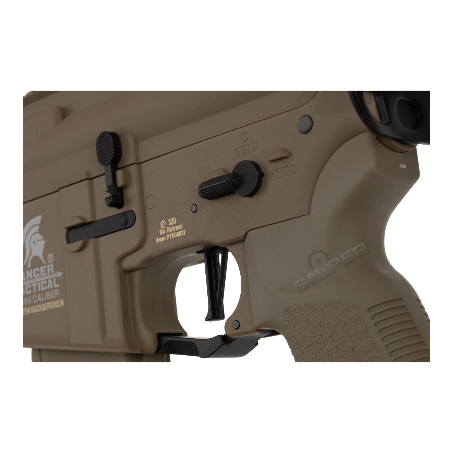 Einsteiger Set #2 - Lancer Hellion M-Lock 10" Gen 3 w/ Nebula ETU (S)AEG, Dark Earth