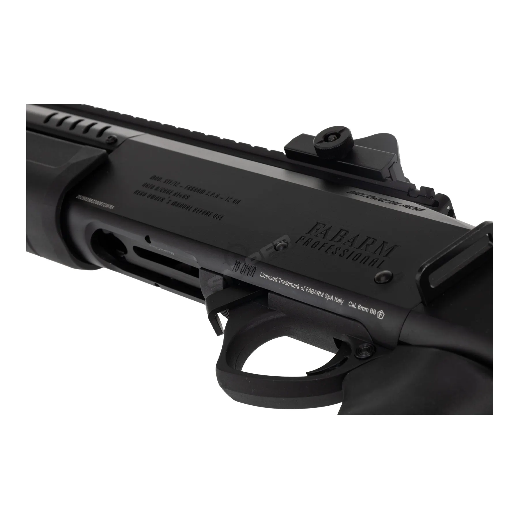 Fabarm STF12 Short 11" Gas Pumpgun, Black