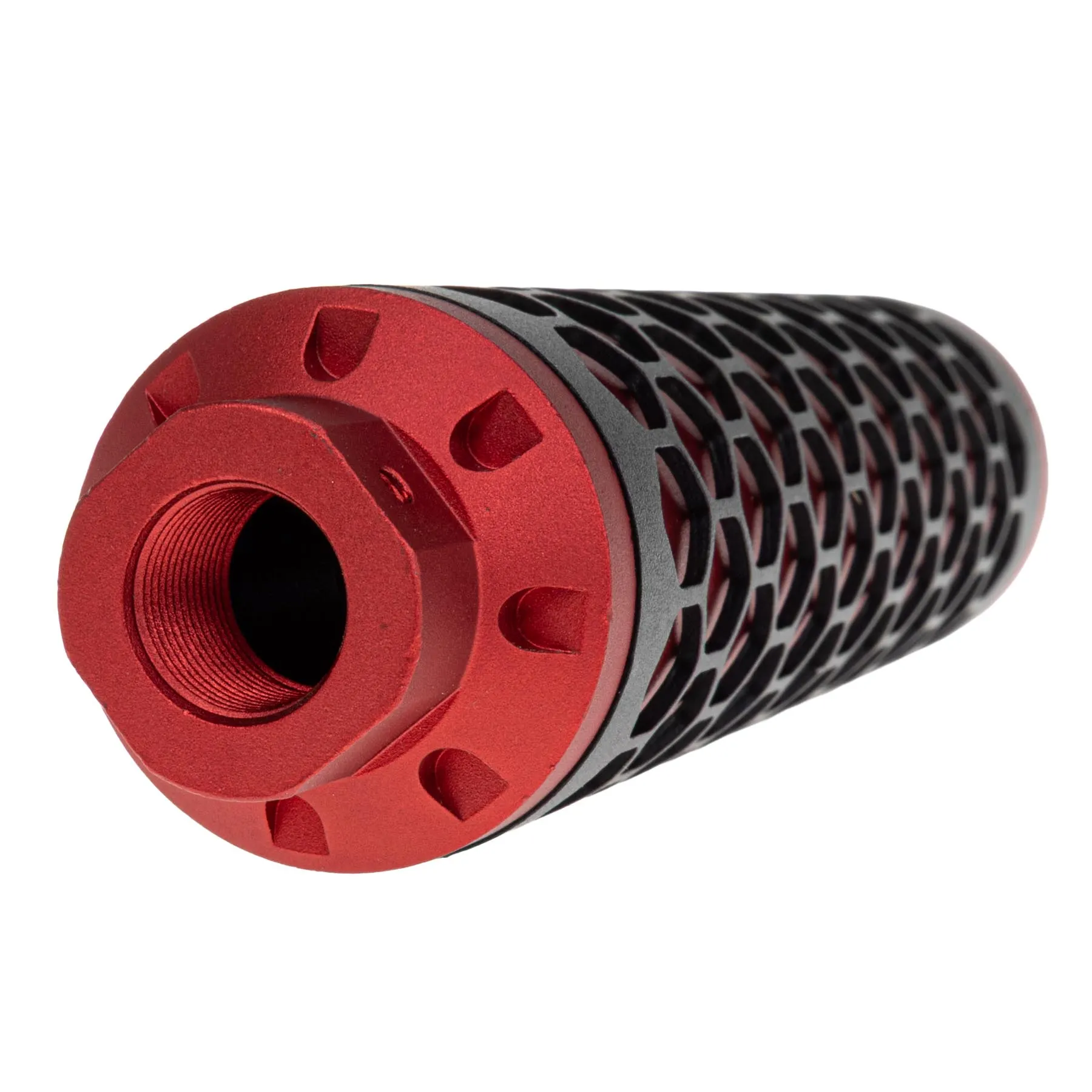 Reapo Hexa-Silencer 14mm CCW, Red