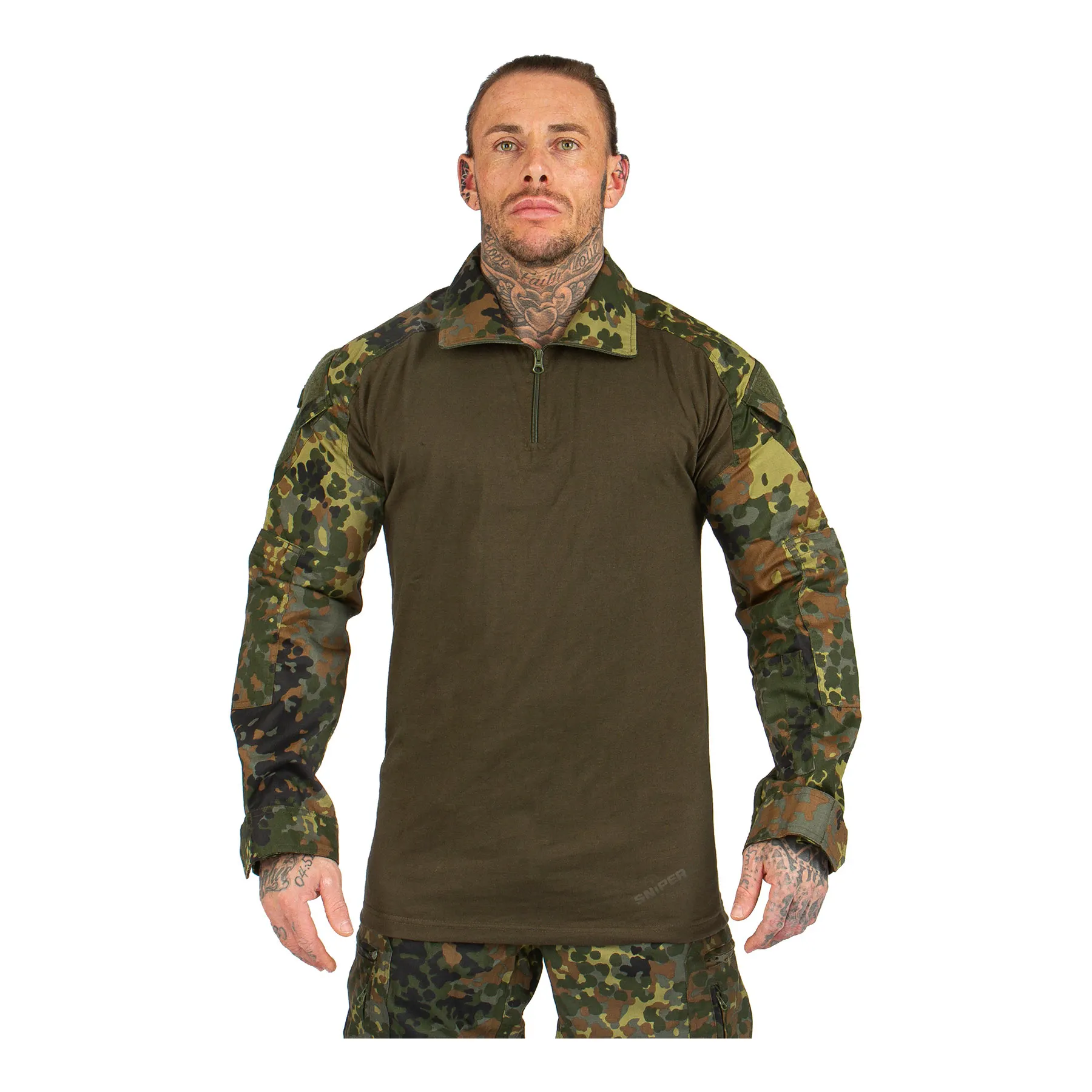 Invader Gear Combat Shirt, Flecktarn 3XL