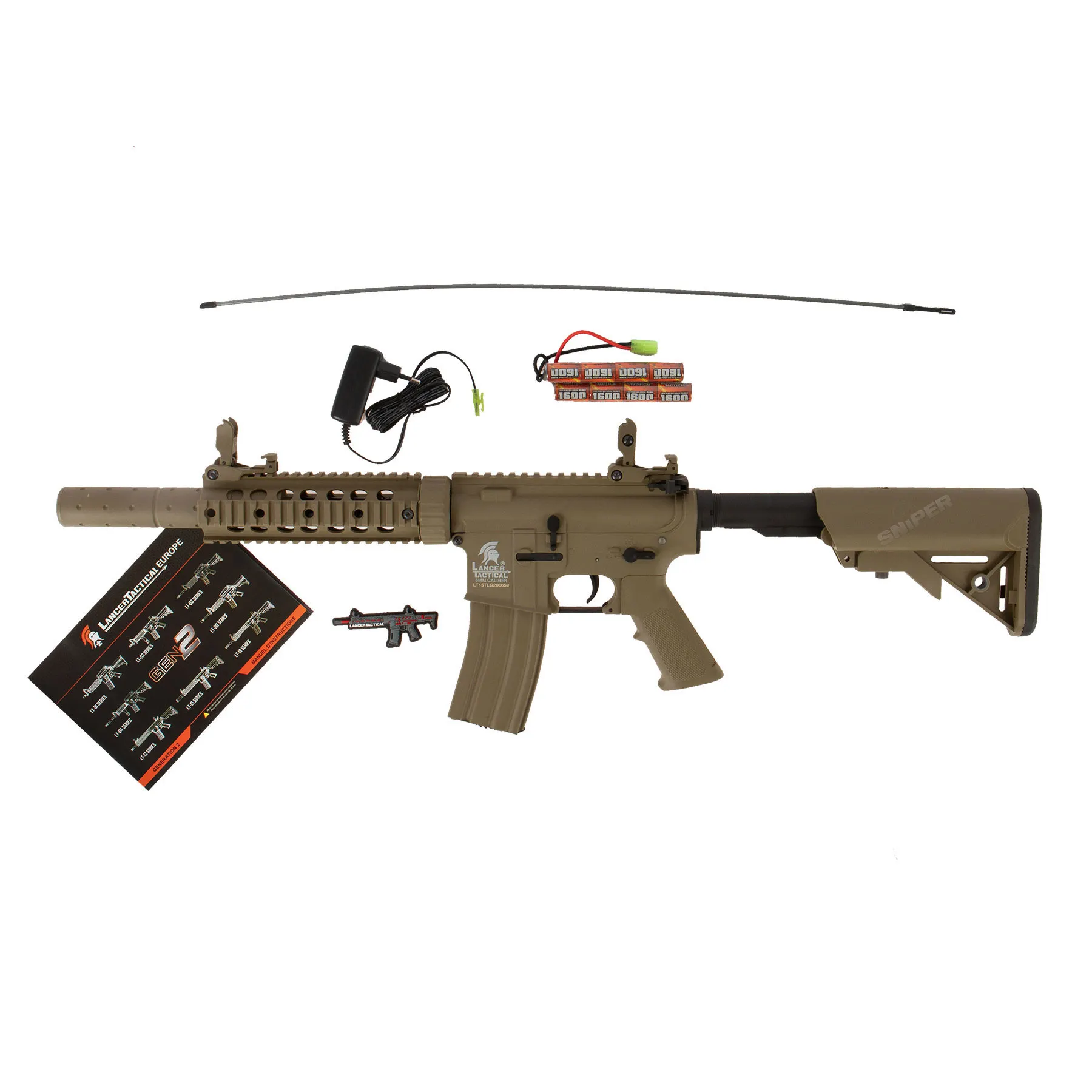 M4 SD ETU+Mosfet AEG < 0,5 Joule, Tan