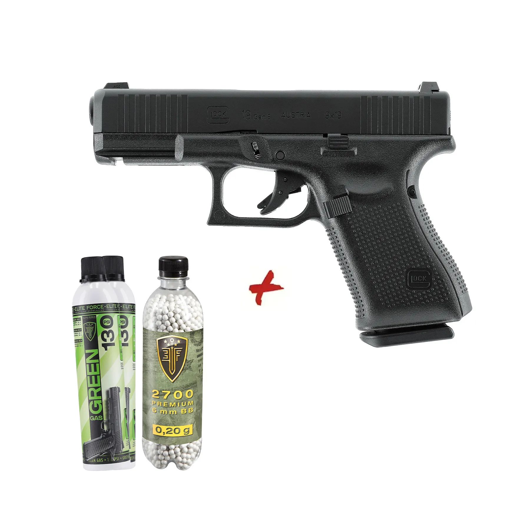 Glock Deal - Glock 19 Gen 5 GBB Softair Pistole