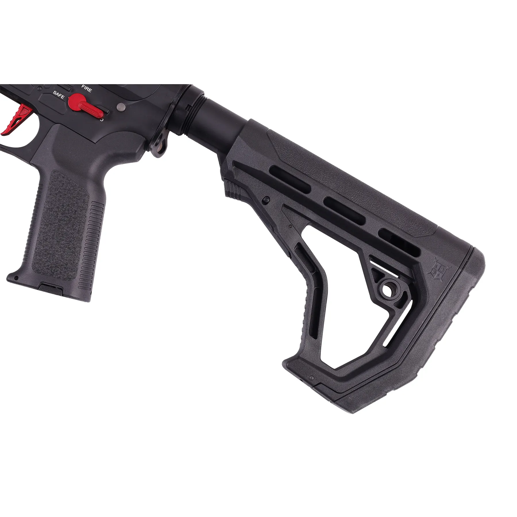 Delta Armory FREYA Skeleton Gen.2 12,5", Black/Red