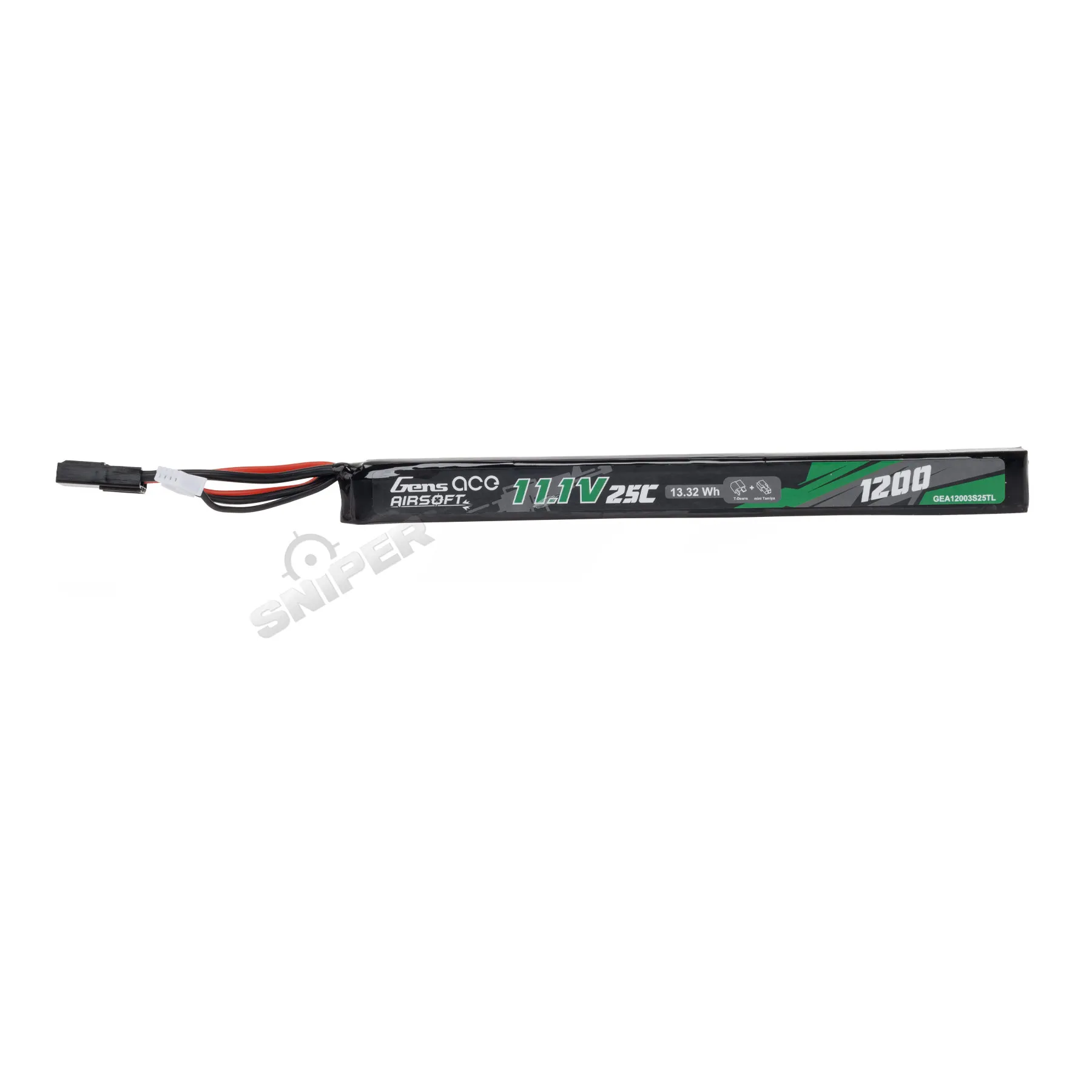 Tamiya 11,1V 1200mAh 25C LiPo-Akku, 1 Stick Tamiya 11,1V 1200mAh 25C LiPo-Akku, 1 Stick