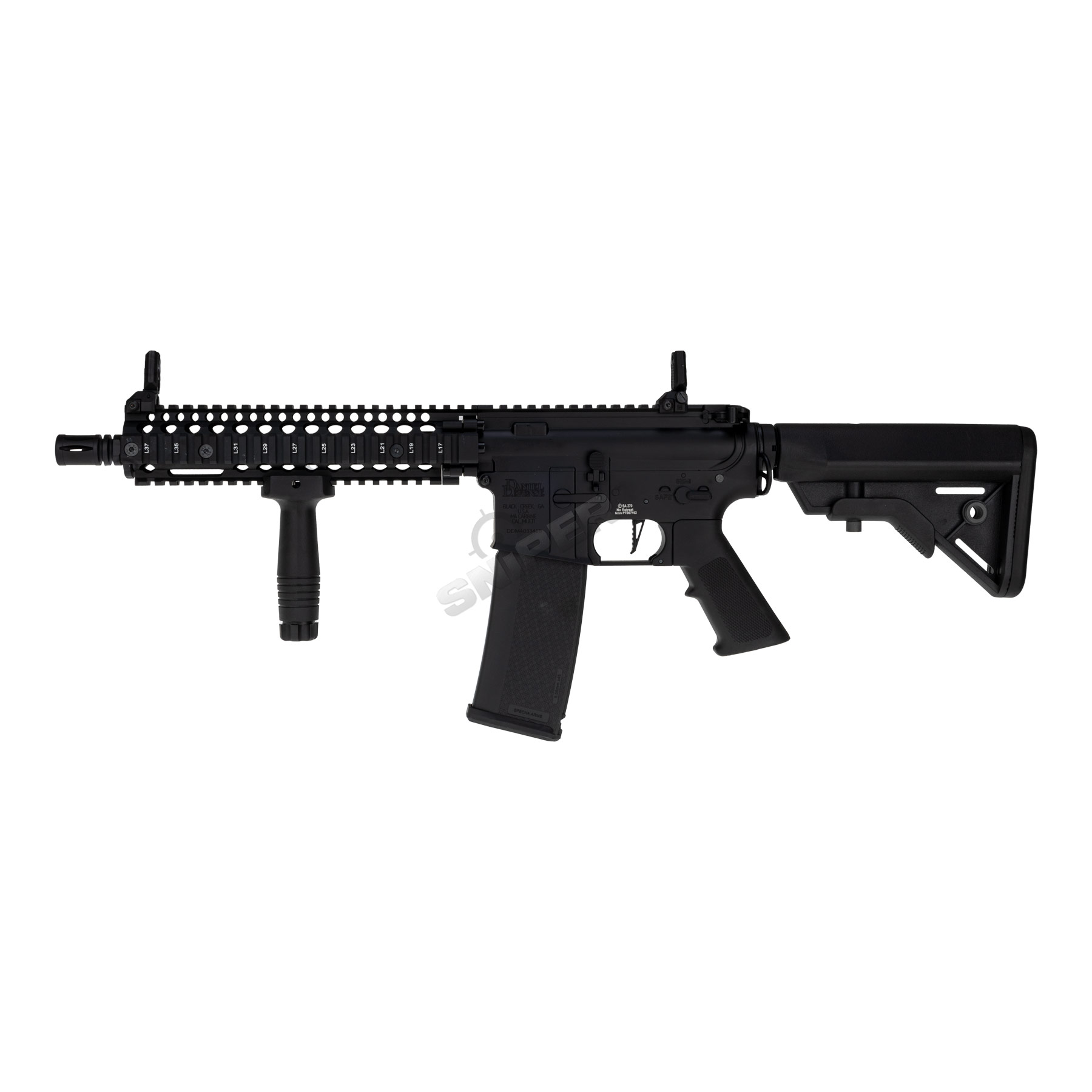 SA-E19 Edge Daniel Defense MK18 w/ HAL ETU (S)AEG, Black