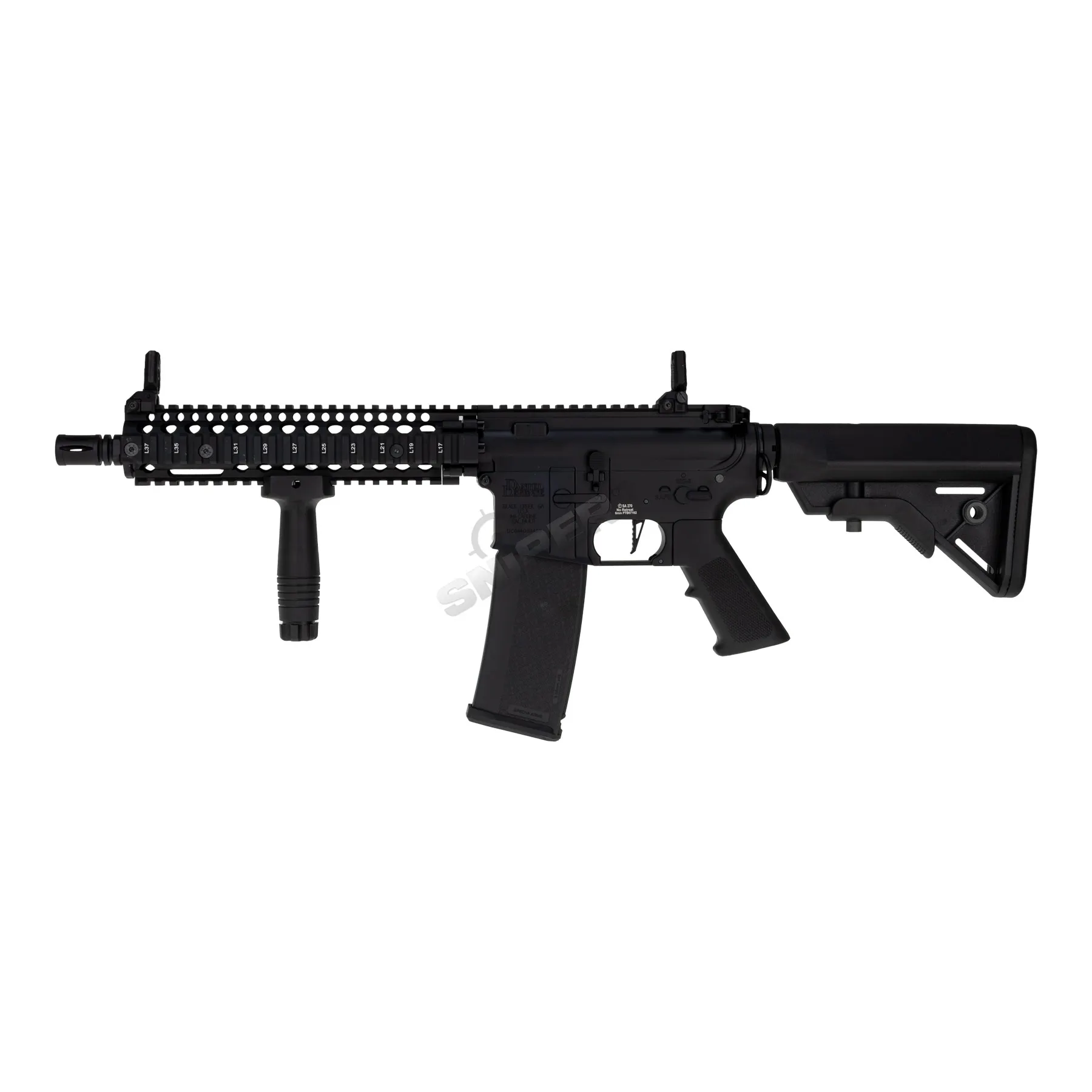 SA-E19 Edge Daniel Defense MK18 w/ HAL ETU (S)AEG, Black SA-E19 Edge Daniel Defense MK18 w/ HAL ETU (S)AEG, Black