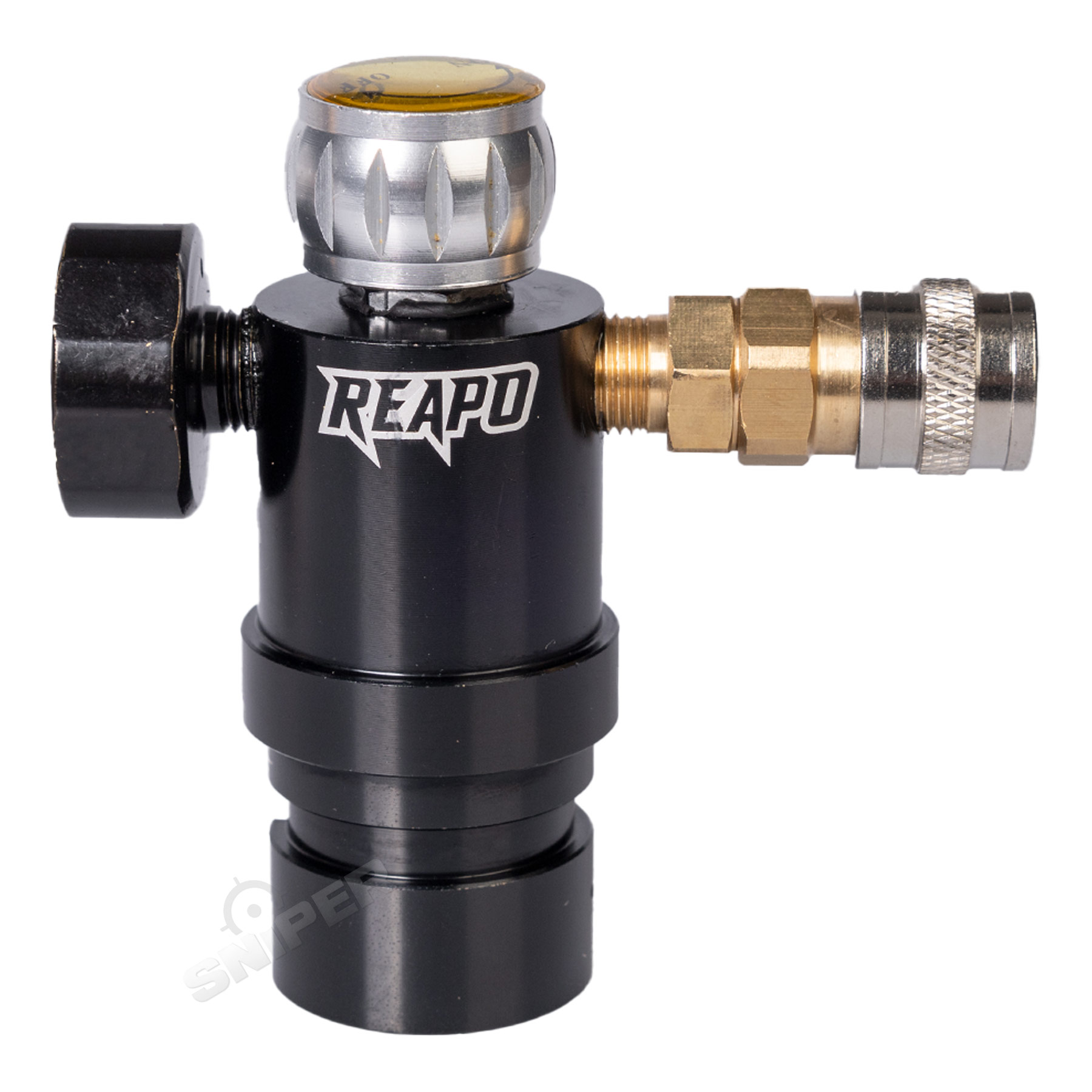 Reapo Twister Micro Regulator w/ Valve & 40" Green Remote Line, US Version