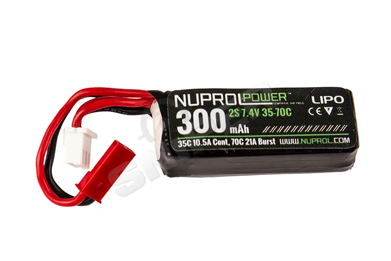 HPA 7,4V 300mAh 35C LiPo Akku, 1 Stick