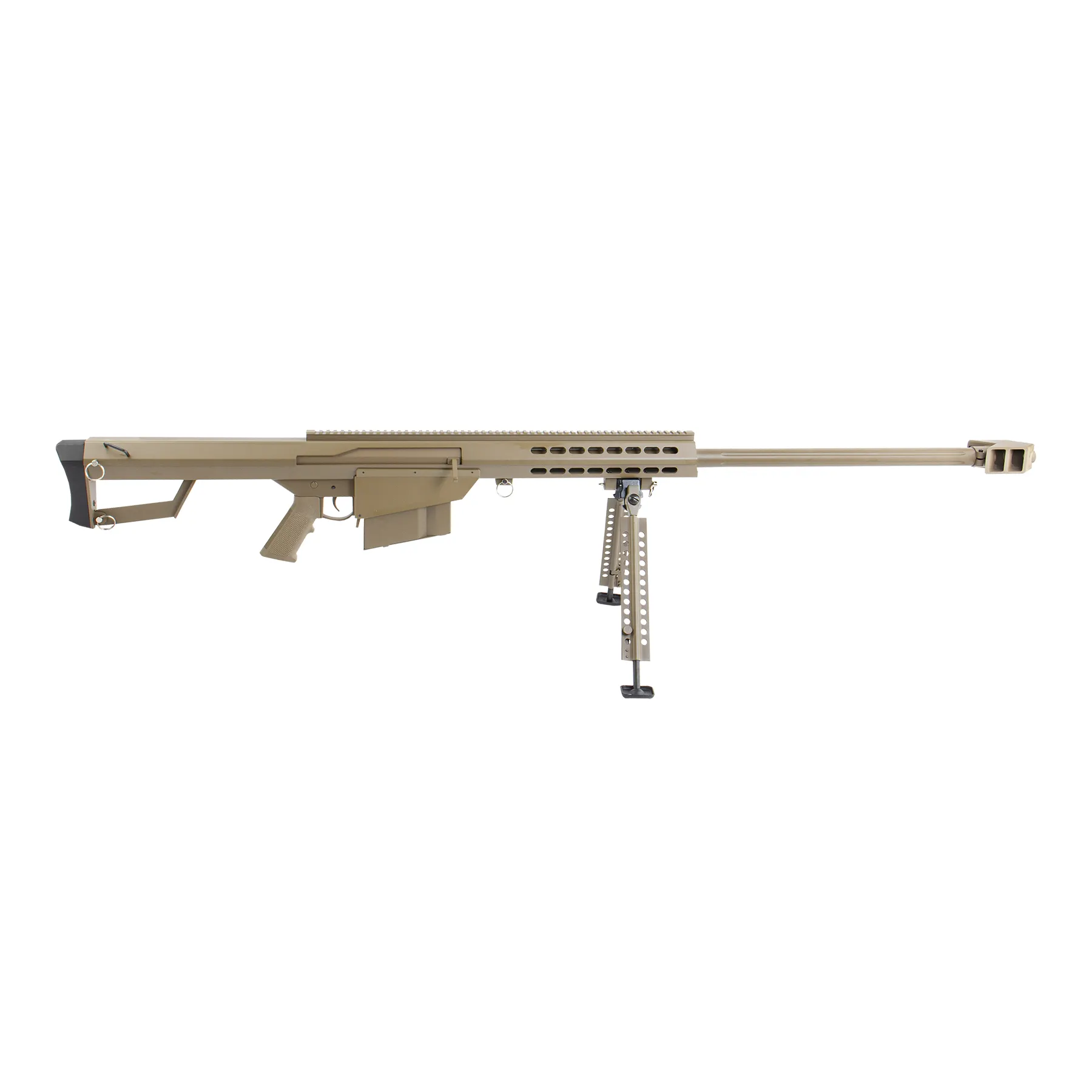 Barrett M82 Scharfschützengewehr w/ Bipod (S)AEG, Tan