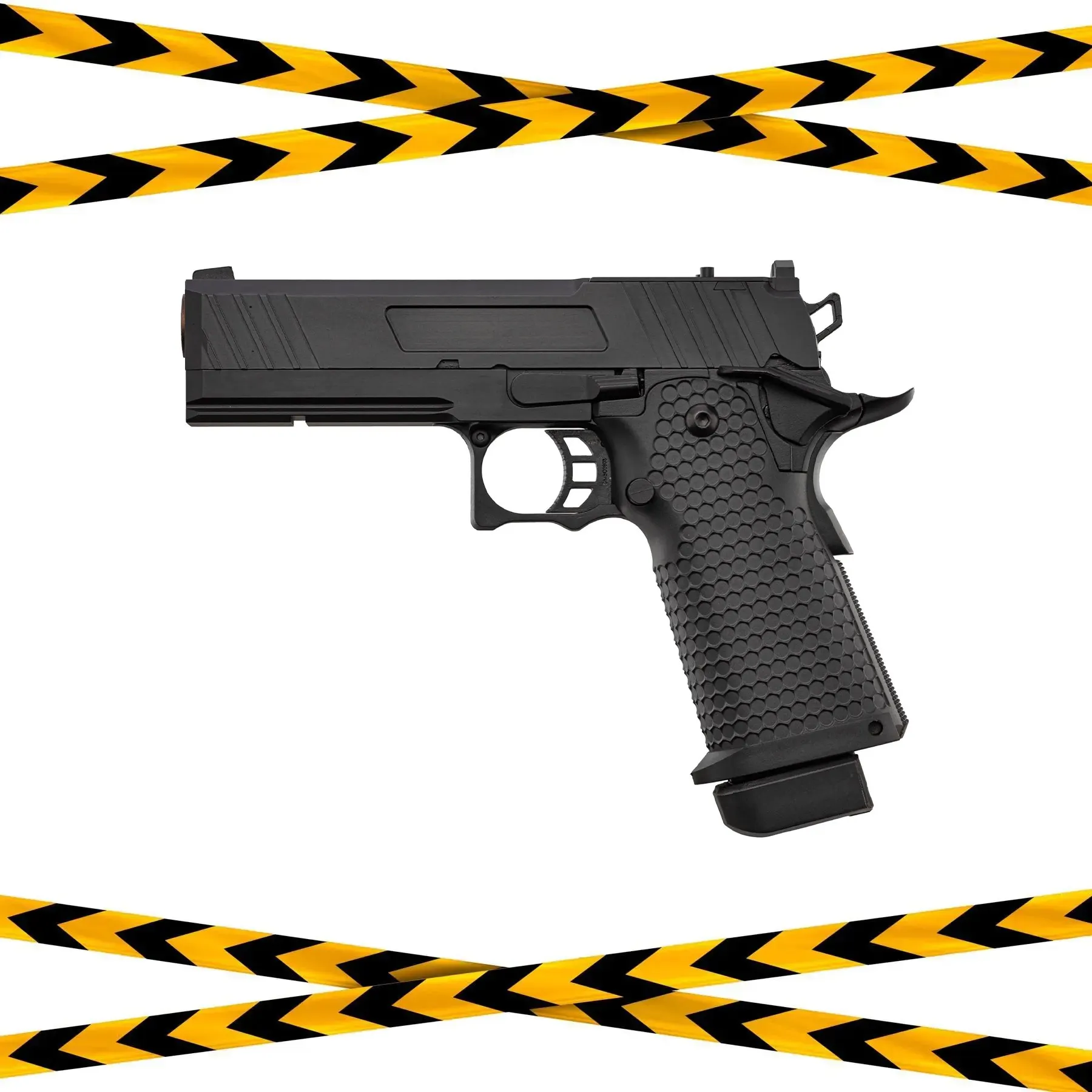 B-Ware Golden Eagle 4.3 Hi-Capa GBB Airsoft Pistole, Black/Bronze