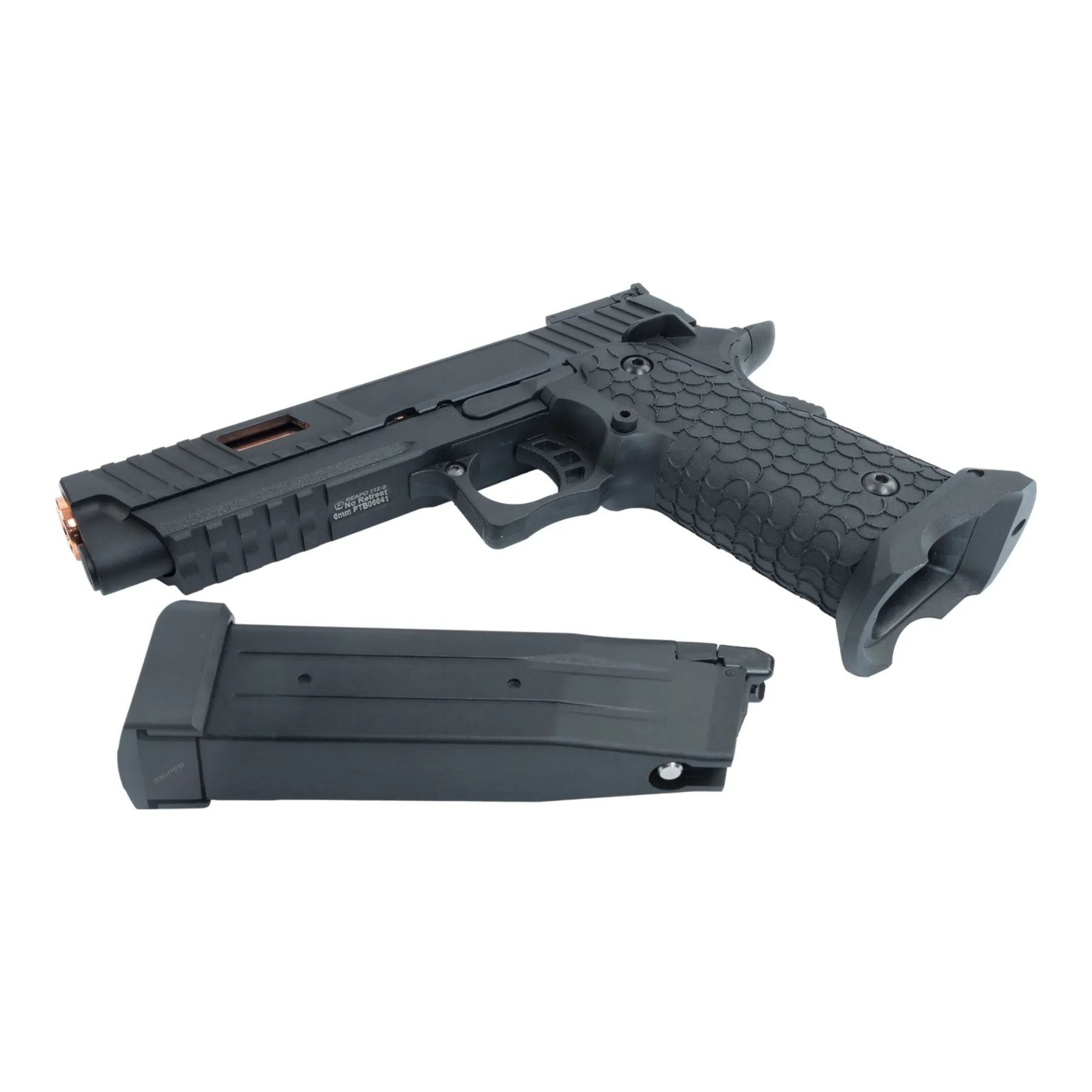Einsteiger Set #1 - Reapo JW3 BABA YAGA Hi-Capa Softair Pistole, CO2 und Gas