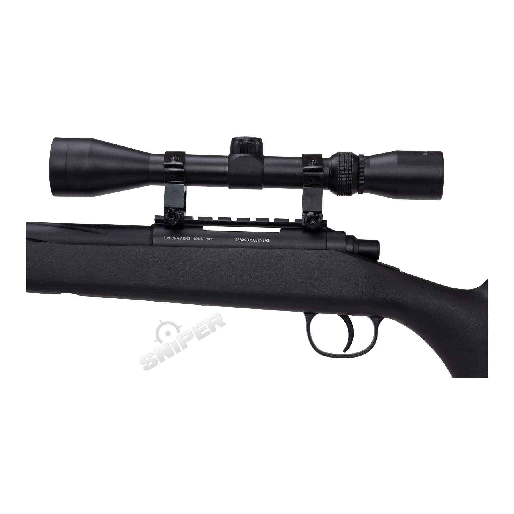 Specna Arms SA-S12 Scharfschützengewehr w/ Scope & Bipod, Black Specna Arms SA-S12 Scharfschützengewehr High-Power w/ Scope & Bipod, Black