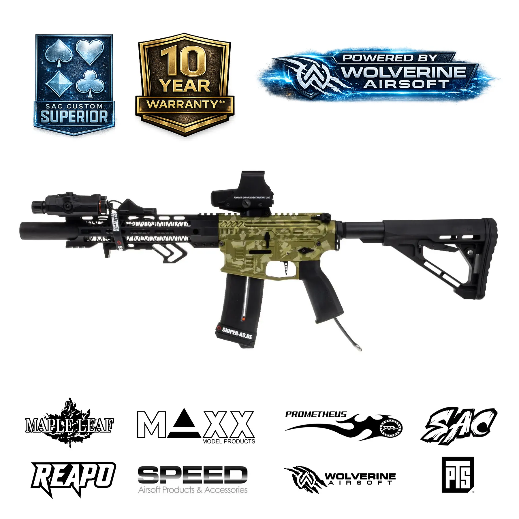 SAC AR SOLID - "Nocturne Fang" Full Kit, HPA