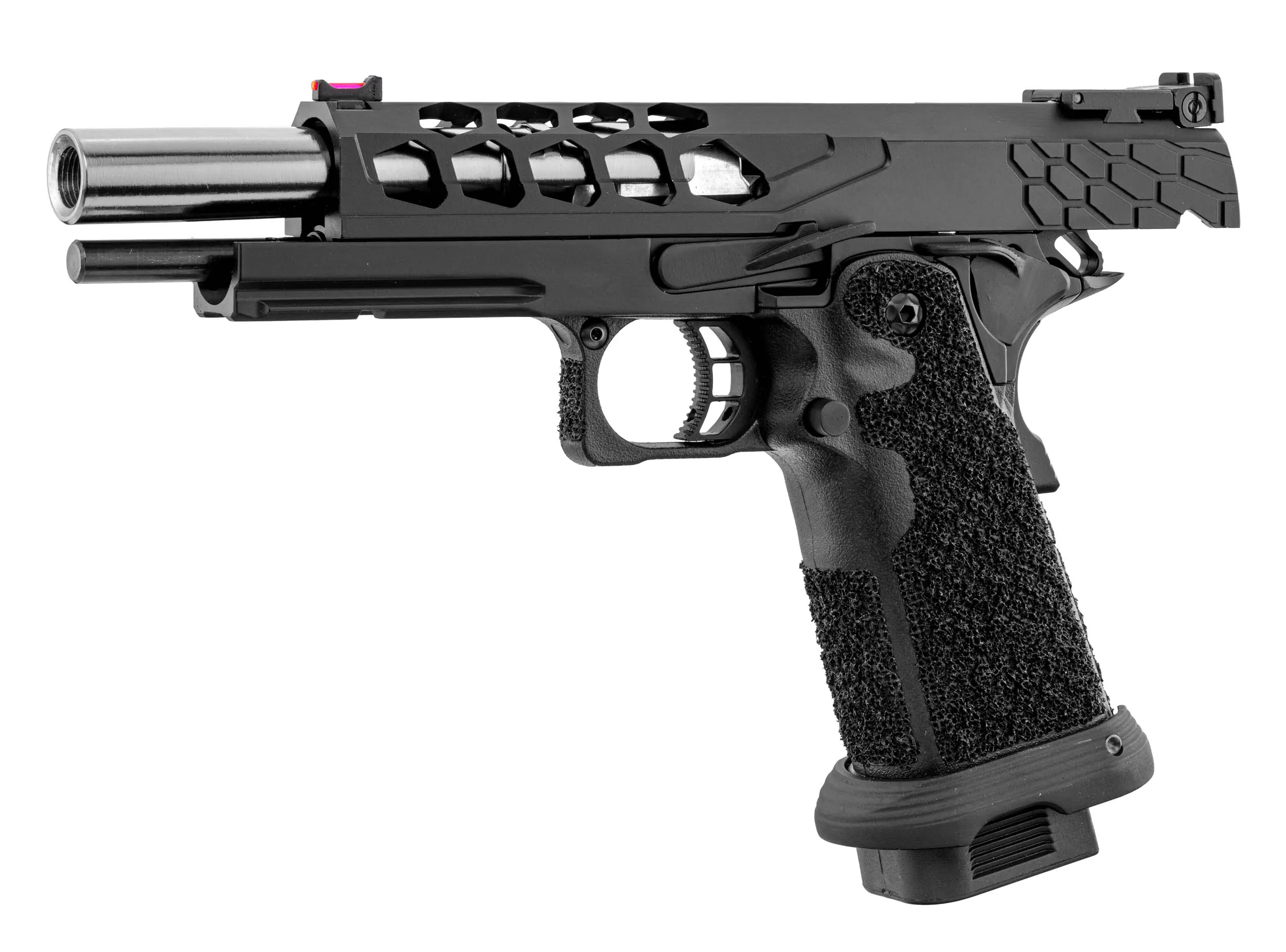 Lancer Tactical LTX-7B Stryk Hi-Capa GBB Softairpistole, Black
