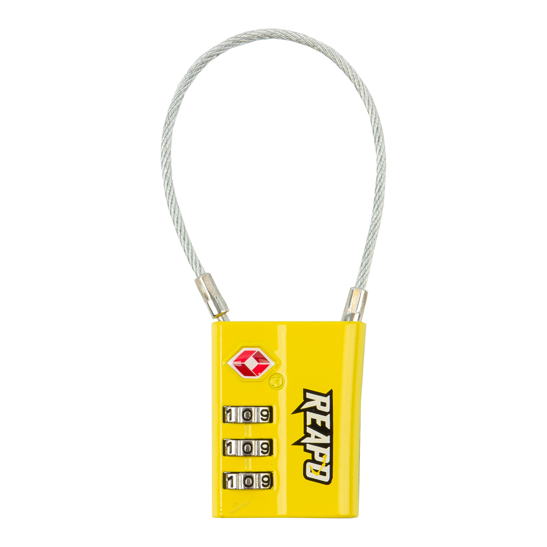 Reapo XL Zahlenschloss TSA lock, Gelb
