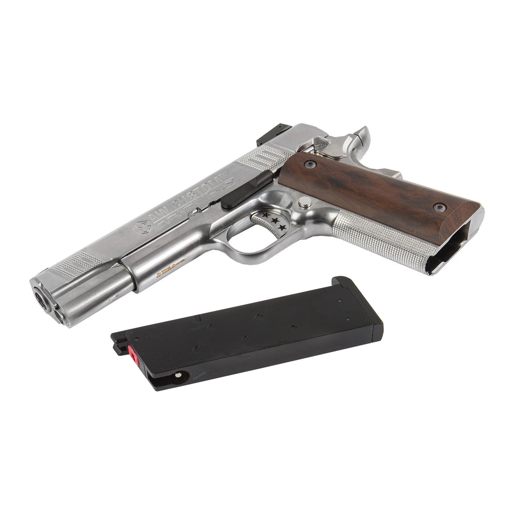 NE3001 M1911 Chrome, GBB NE3001 M1911 Chrome, GBB