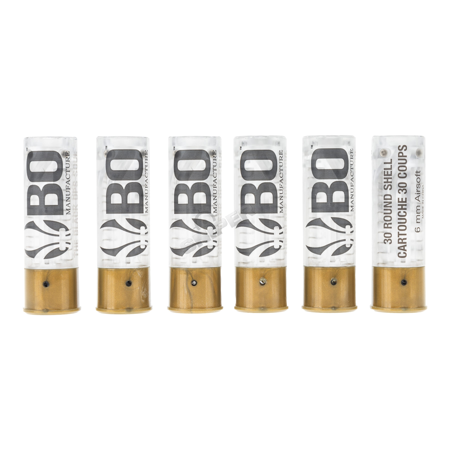 Fabarm Shotgun Shells 6er Pack, Clear