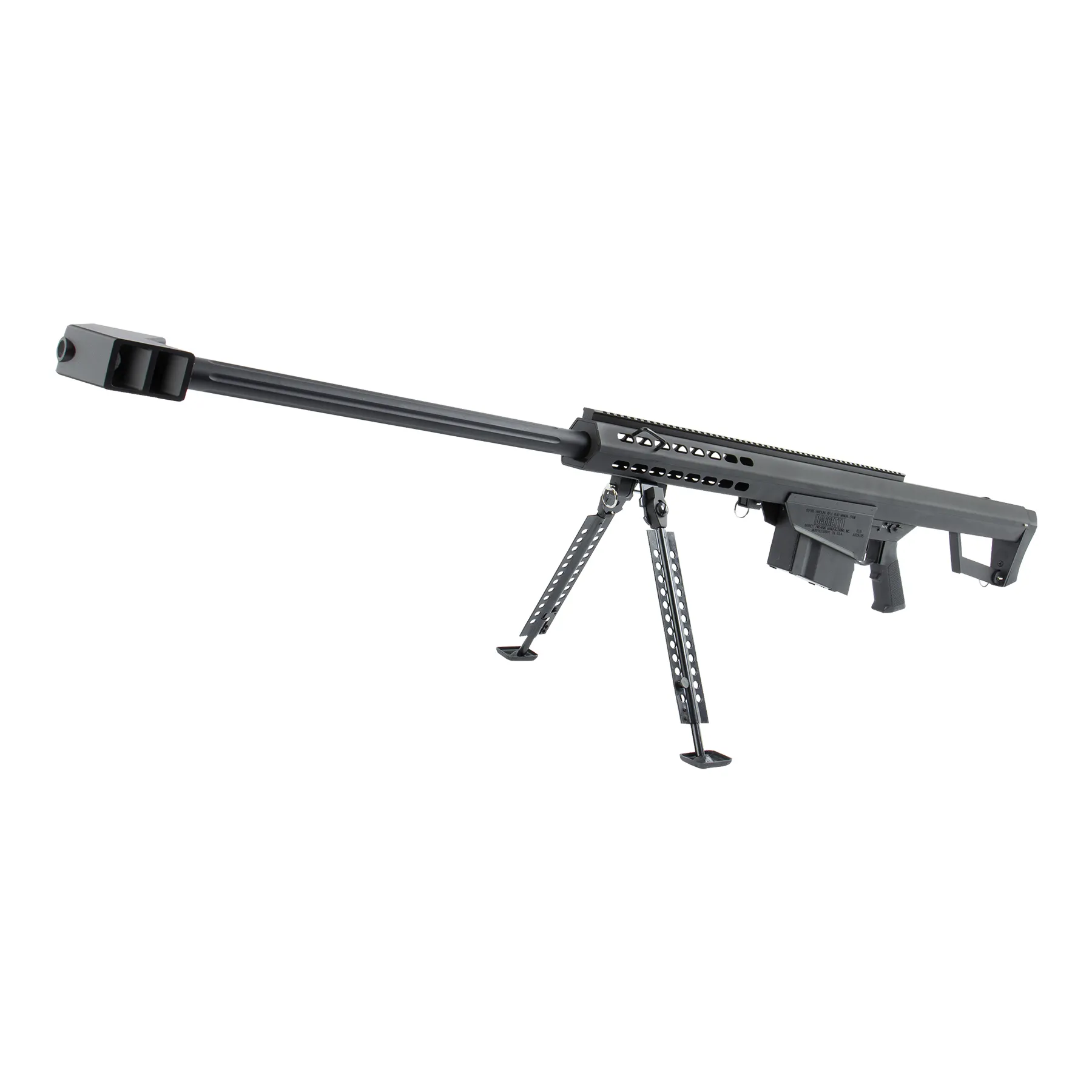 Barrett M82 Scharfschützengewehr w/ Bipod (S)AEG, Black