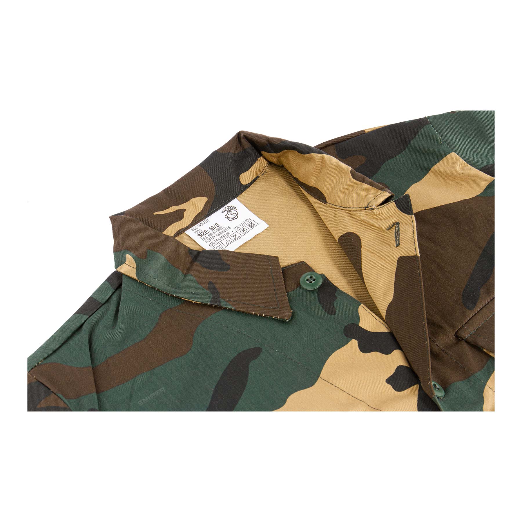 Kids BDU Shirt, Woodland