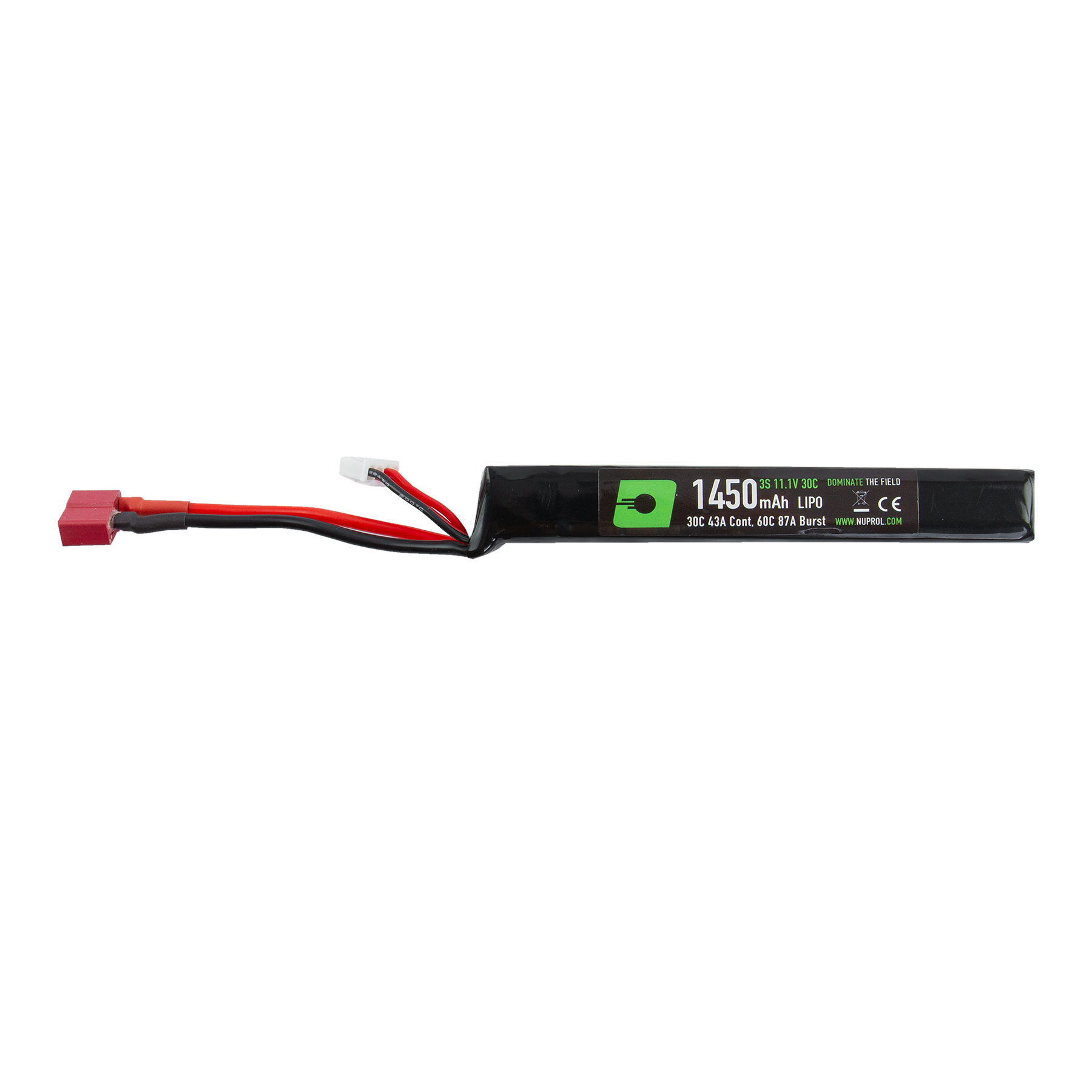 DEANS 11,1V 1450mAh 30C LiPo Akku, 1 Stick