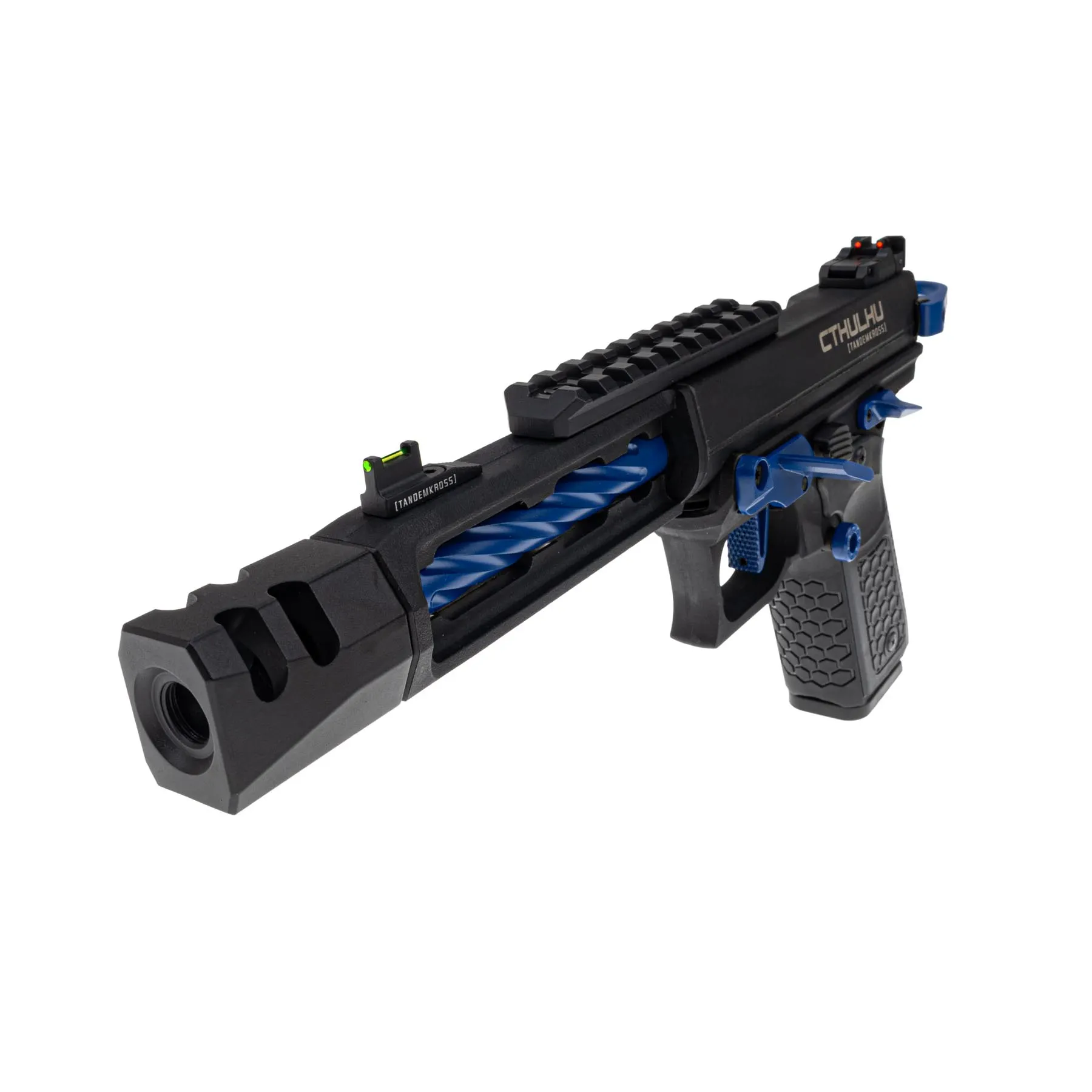 Lancer Tandemkross Cthulhu GBB Softair Pistole, Black/Blue