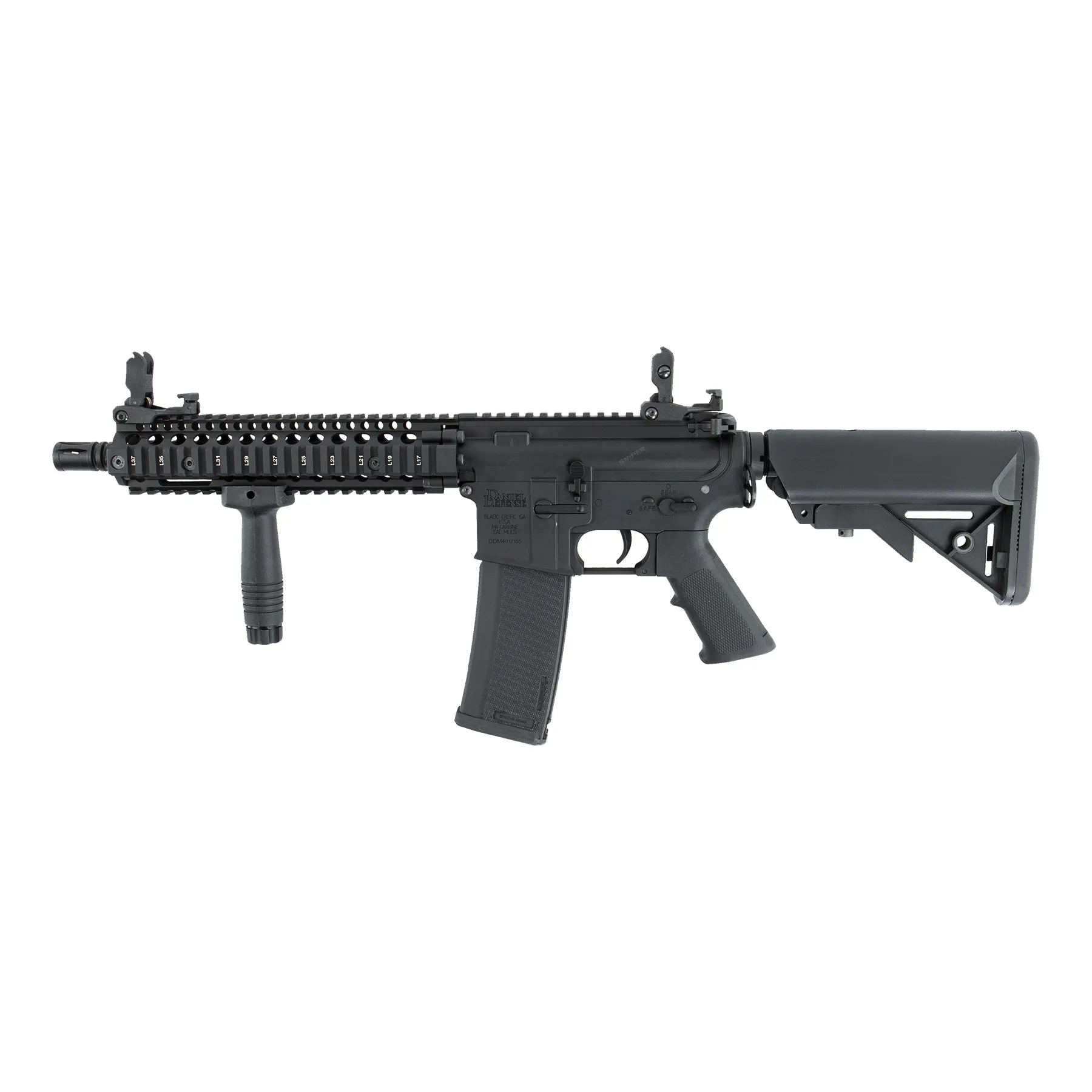 SA-E19 Edge Daniel Defense MK18 (S)AEG, Black SA-E19 Edge Daniel Defense MK18 < 0,5 Joule Softair Gewehr, Black