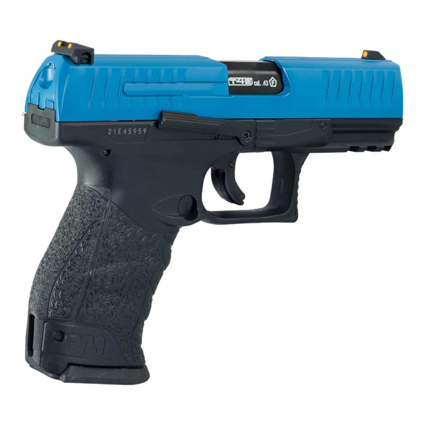 RAM Pistole T4E Walther PPQ M2 43 Cal, Black & Blue RAM Pistole T4E Walther PPQ M2 43 Cal, Black & Blue