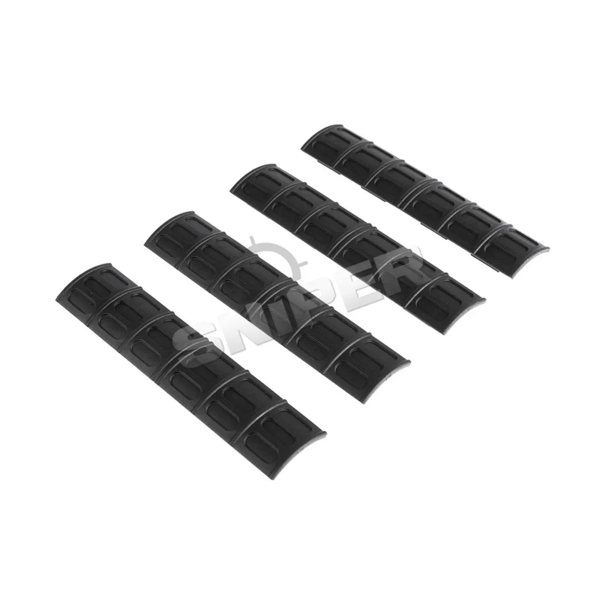 Hartgummi Rail Cover (schwarz) JB 38A