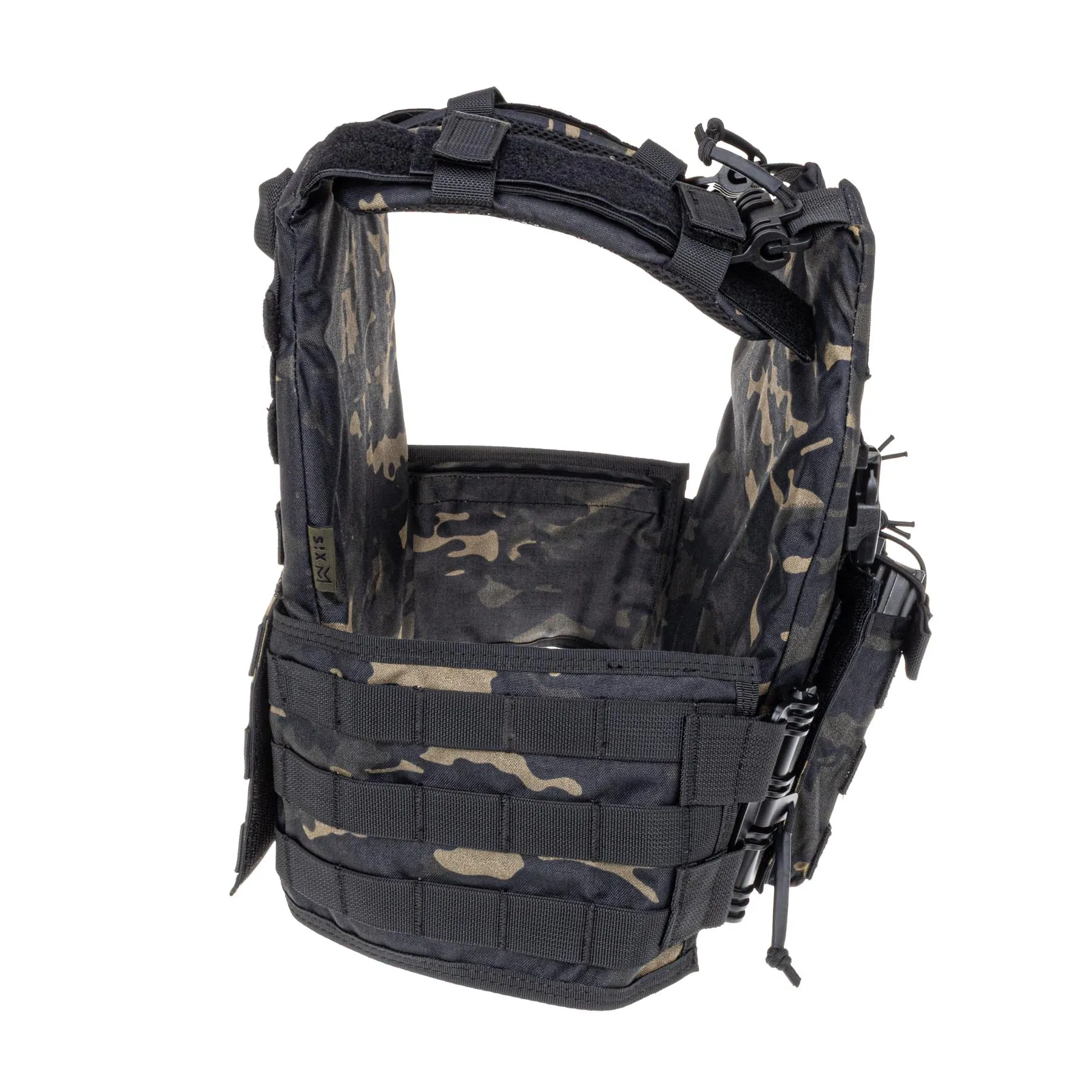 SixMM FCS Plattenträger, Black Camo