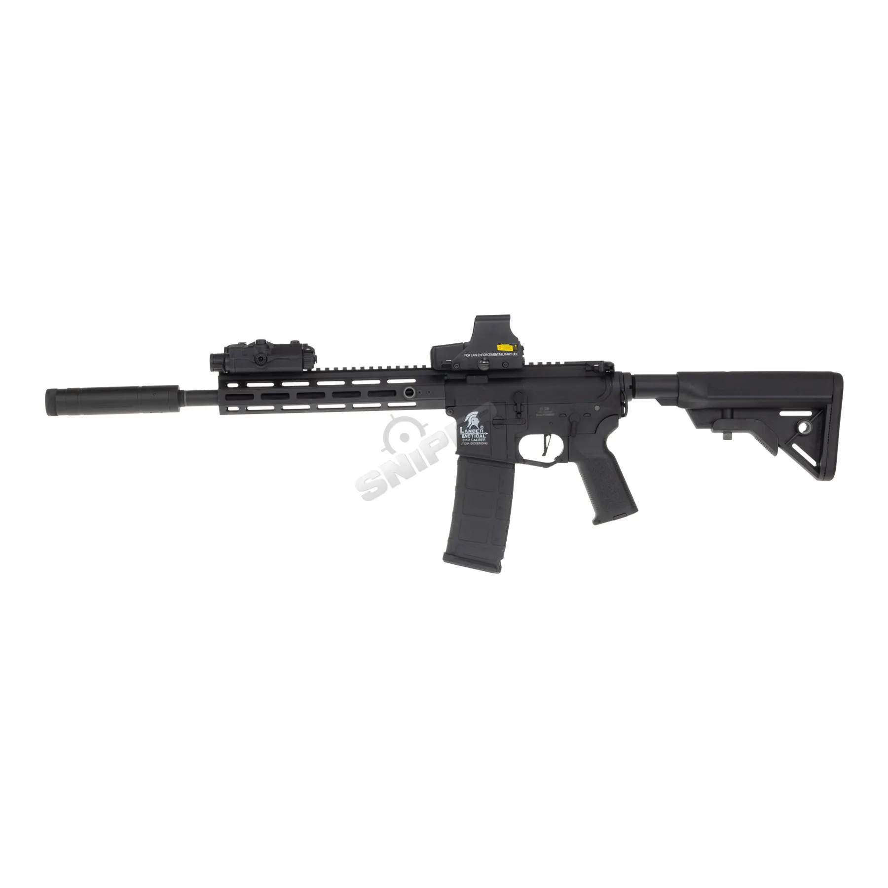 Prep my Airsoft - Lancer Hellion M-Lock 10" Gen 3 w/ Nebula ETU (S)AEG, Black