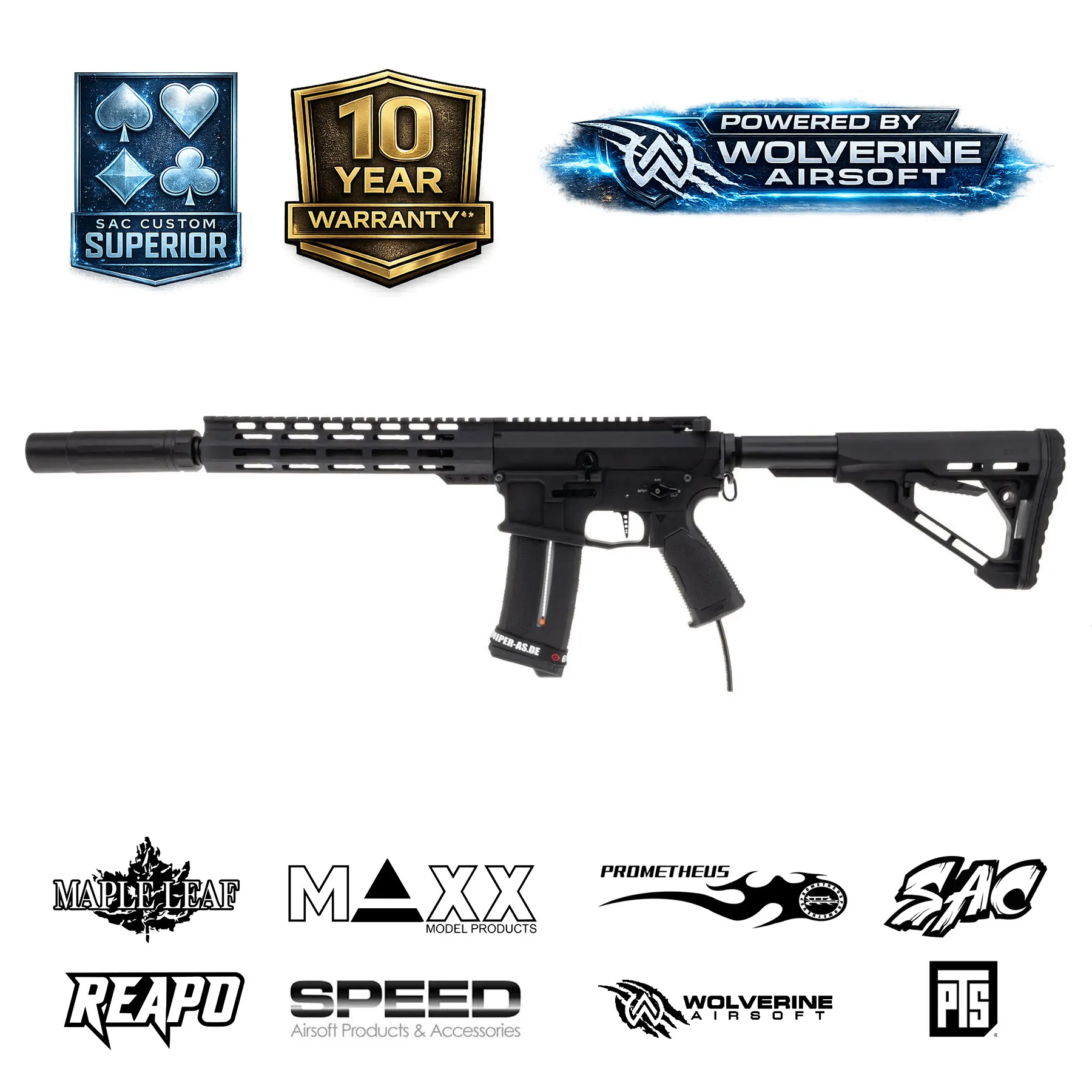 SAC AR SOLID - "Black Ranger", HPA