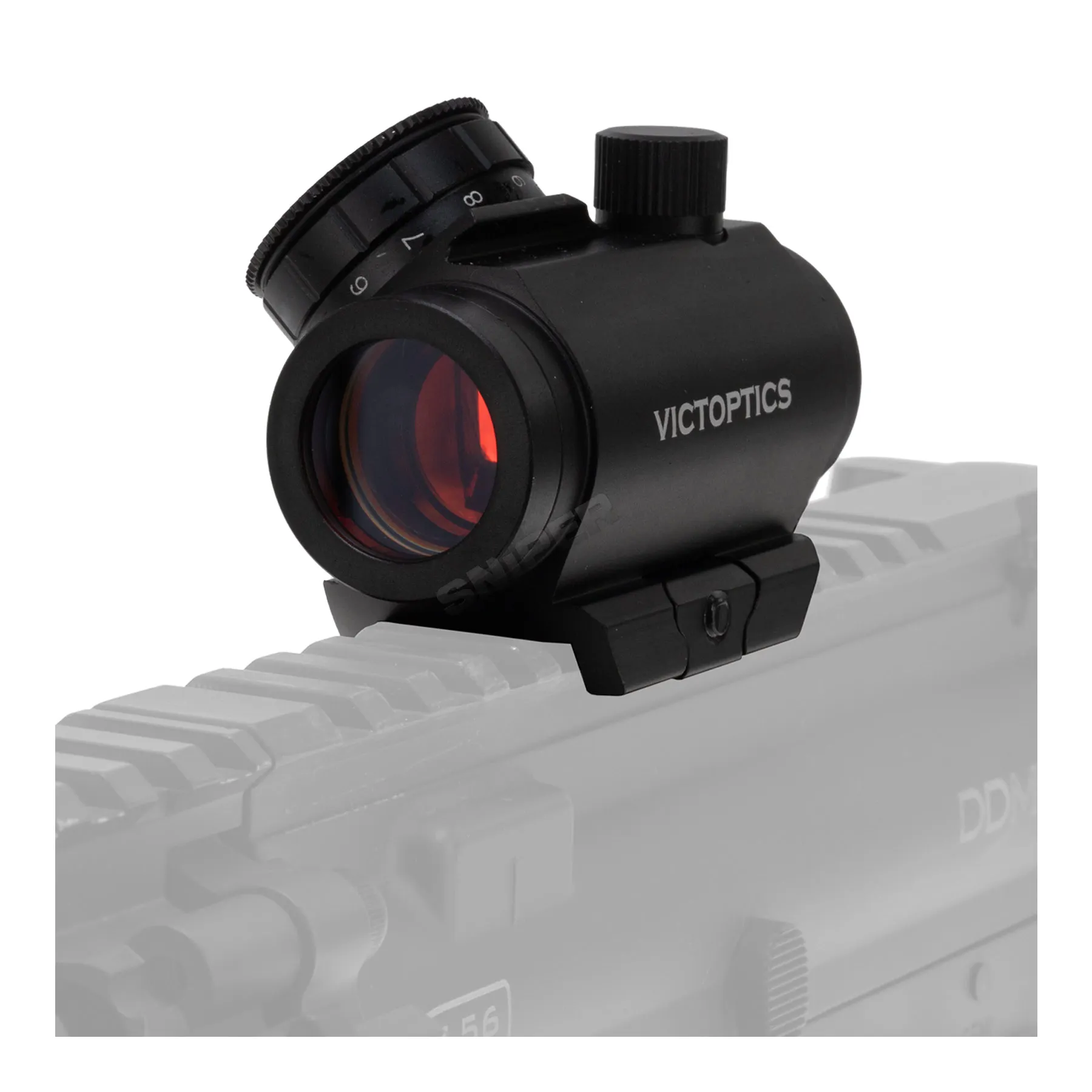 Victoptics RDSL17 T4 1x28 Red Dot Visier, Black