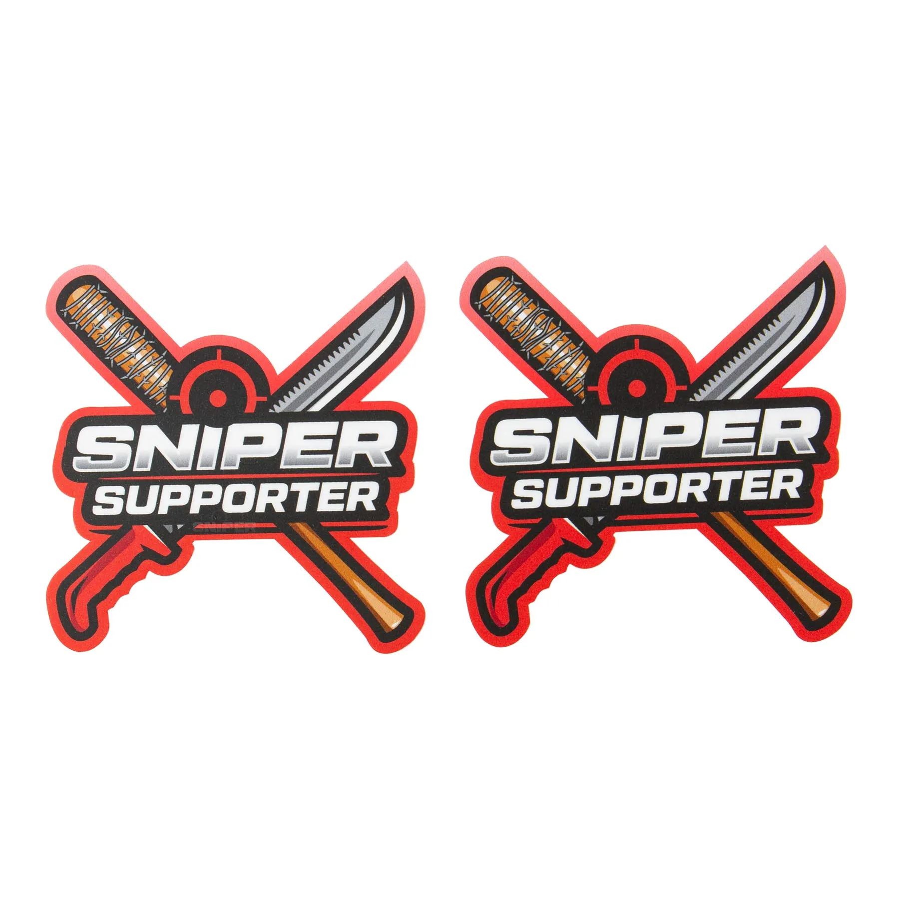 SNIPER-AS Supporter Aufkleber, 7,5cm 2er Pack