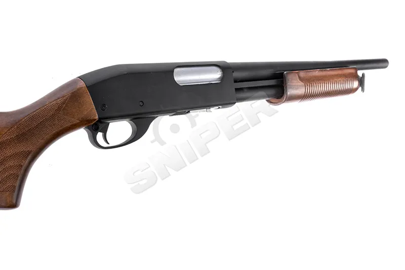 CA870 Police Woodstyle Spring Shotgun, Black