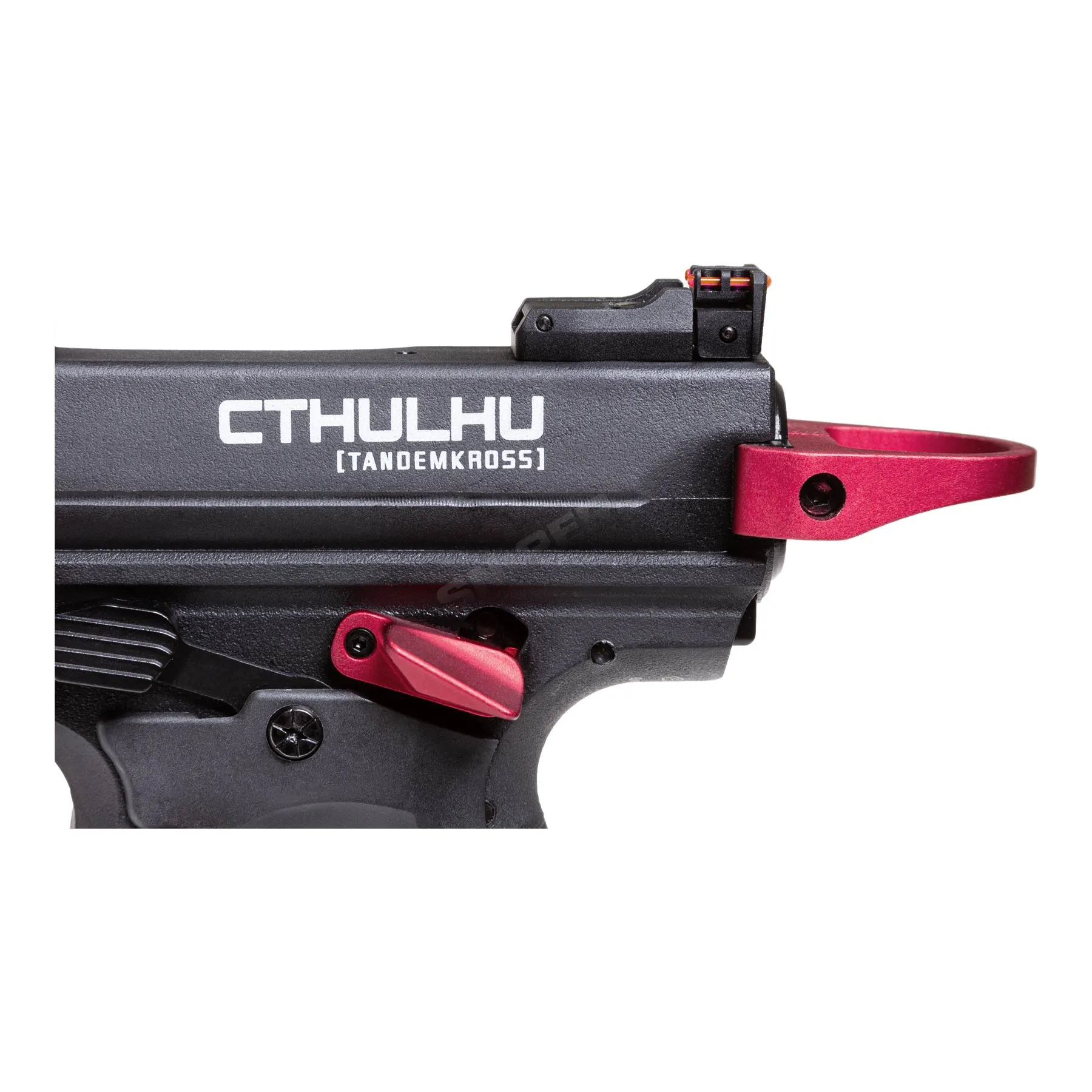 Lancer Tandemkross Cthulhu GBB Softair Pistole, Black/Red Lancer Tandemkross Cthulhu GBB Softair Pistole, Black/Red