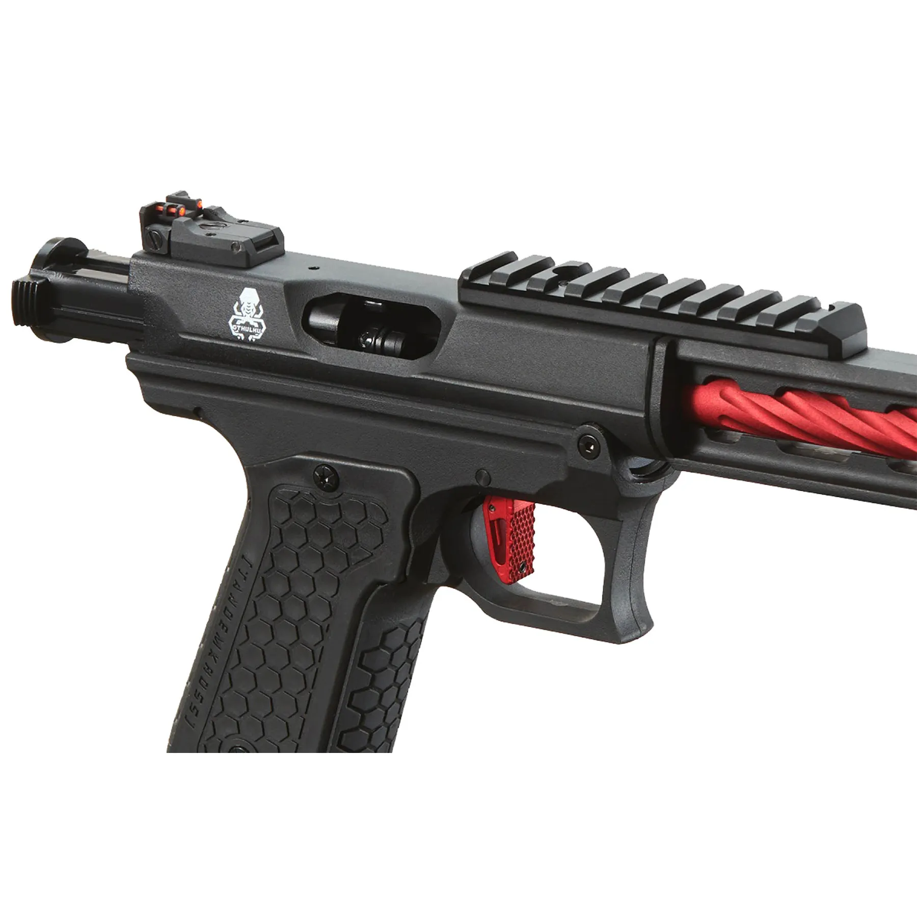 Lancer Tandemkross Cthulhu GBB Softair Pistole, Black/Red