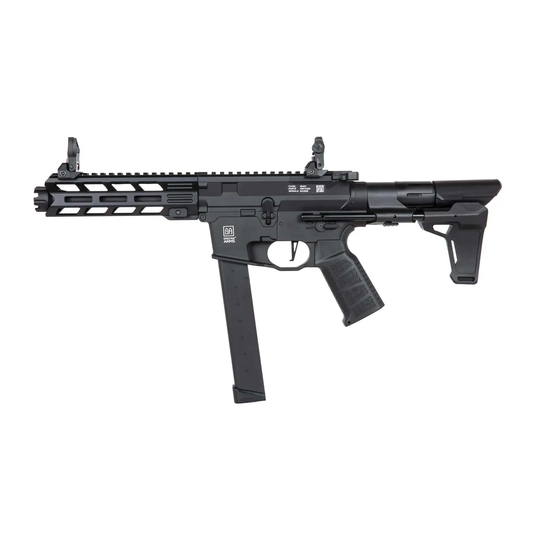 Specna Arms SA-X10 Edge < 0,5J Softairgewehr, Black